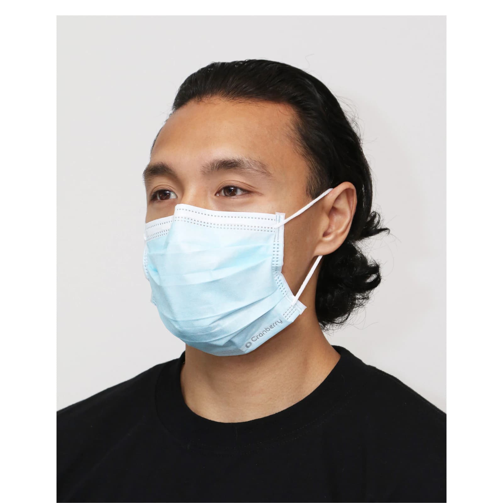 Cranberry S3+ Earloop Face Mask, ASTM Level 3, 3-Ply, Blue, 50/Box, S3160B thumbnail 18