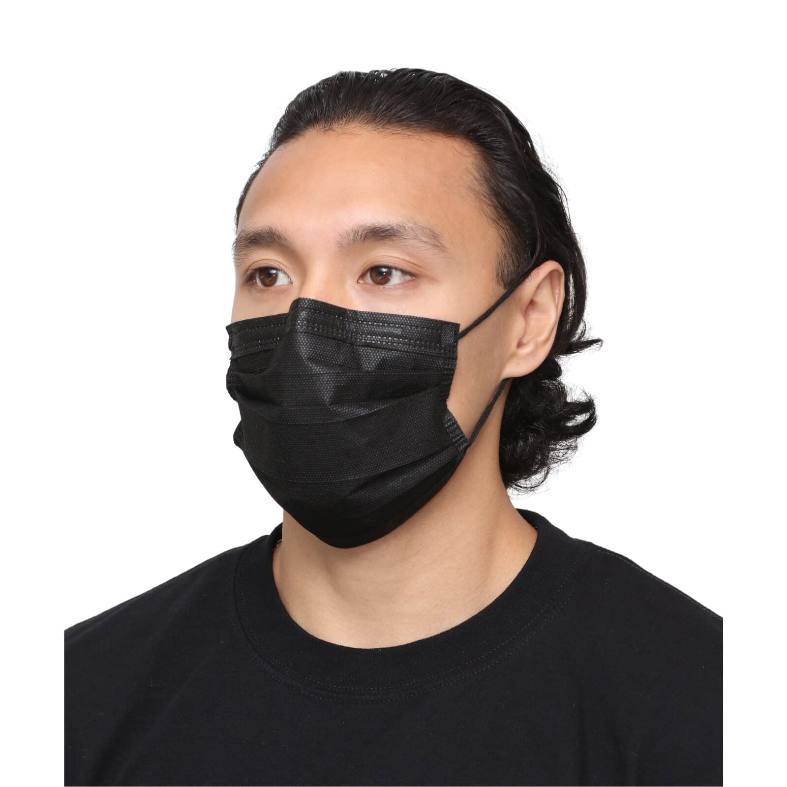 Cranberry S3+ Procedure Face Mask, ASTM Level 3, 3-Ply, Earloop, Black, 50/Box, S3160K thumbnail 18