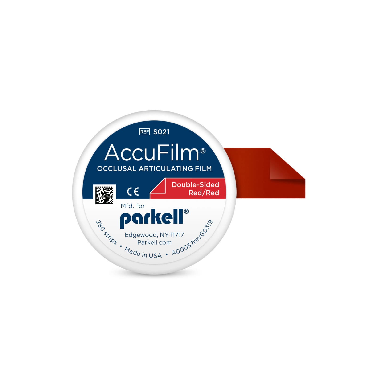AccuFilm II Double-Sided Articulating Film, Red/Red, Pre-Cut Strips, 3-1/2" x 7/8", 21 Microns, 280/Pkg, S021 thumbnail 7