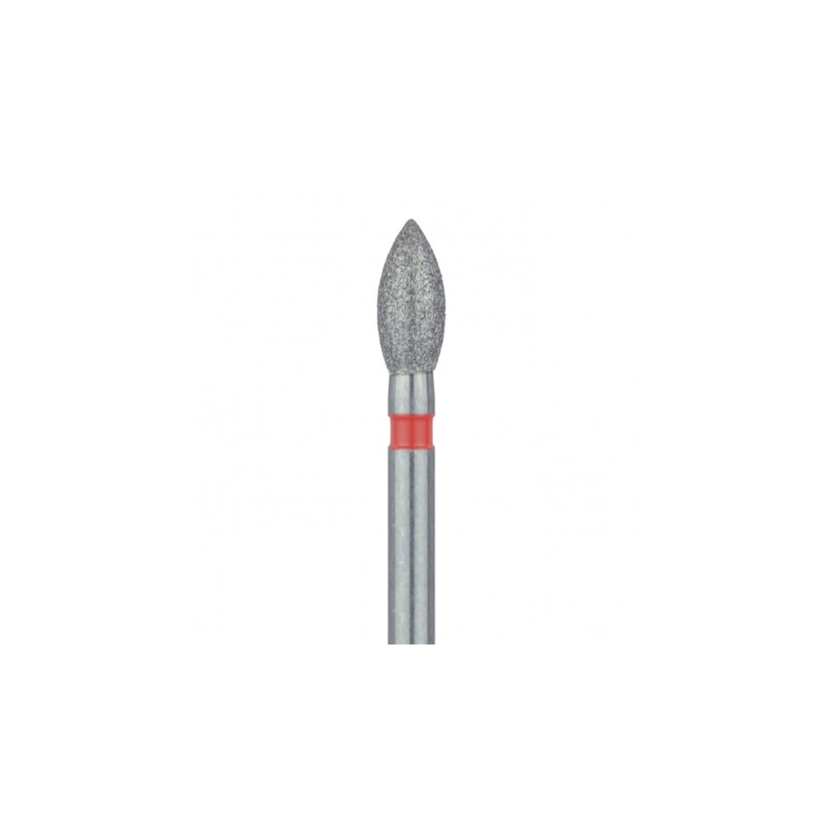 Meisinger Multi-Use Diamond Bur, FG, Pointed Football, #830F-023, 2.3 mm Head, 5.0 mm Head Length, Fine, Red, 5/Pk, 830F-023-FG thumbnail 4