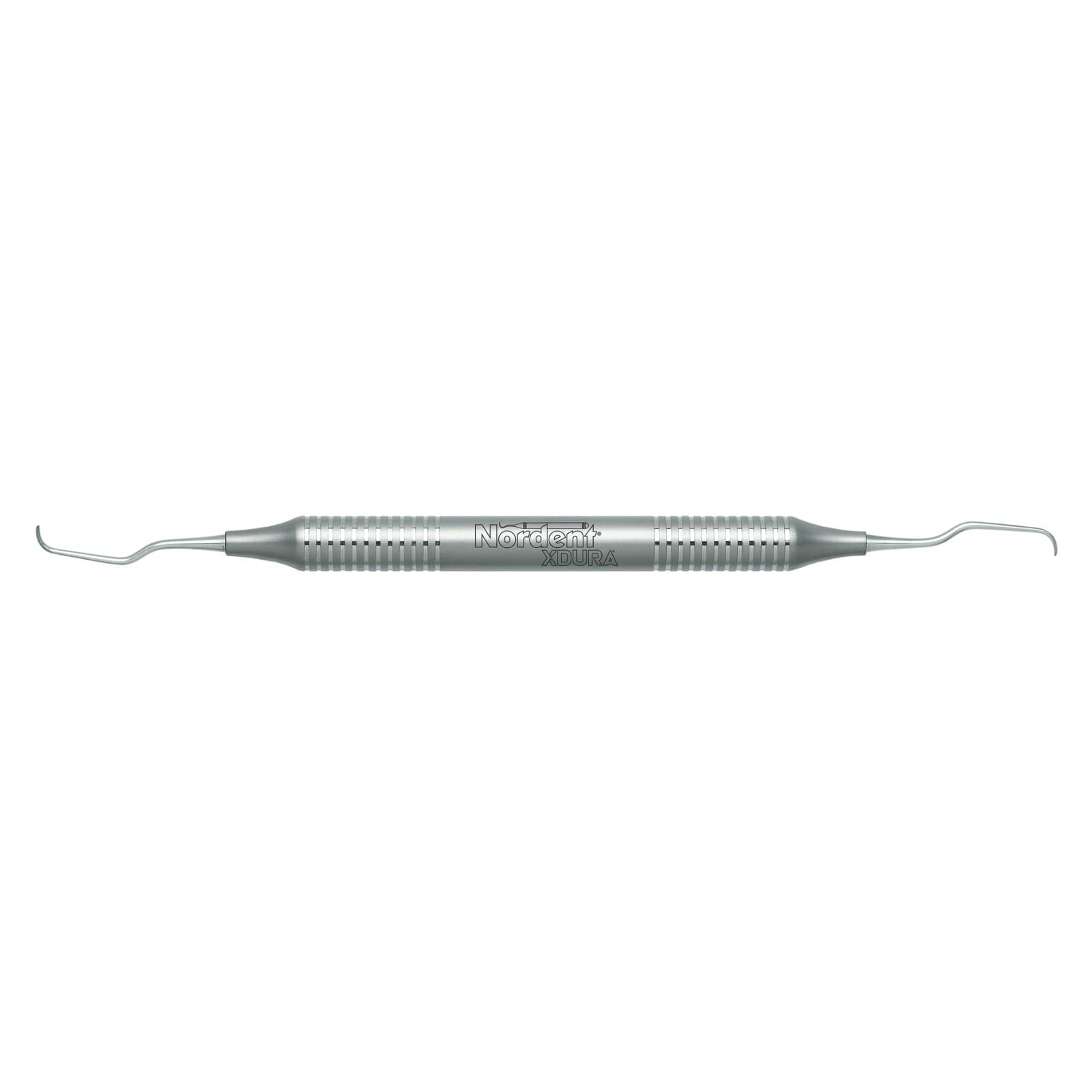 Nordent XDURA Gracey Curette #1-2, Double Ended, DuraLite Round Handle, Stainless Steel, RENSGR1-2 thumbnail 8
