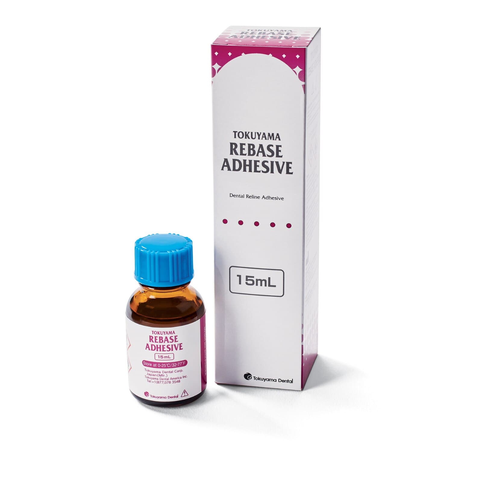 Tokuyama Rebase III Adhesive Refill, 15 mL Bottle, 1/Pk, 20663 thumbnail 7