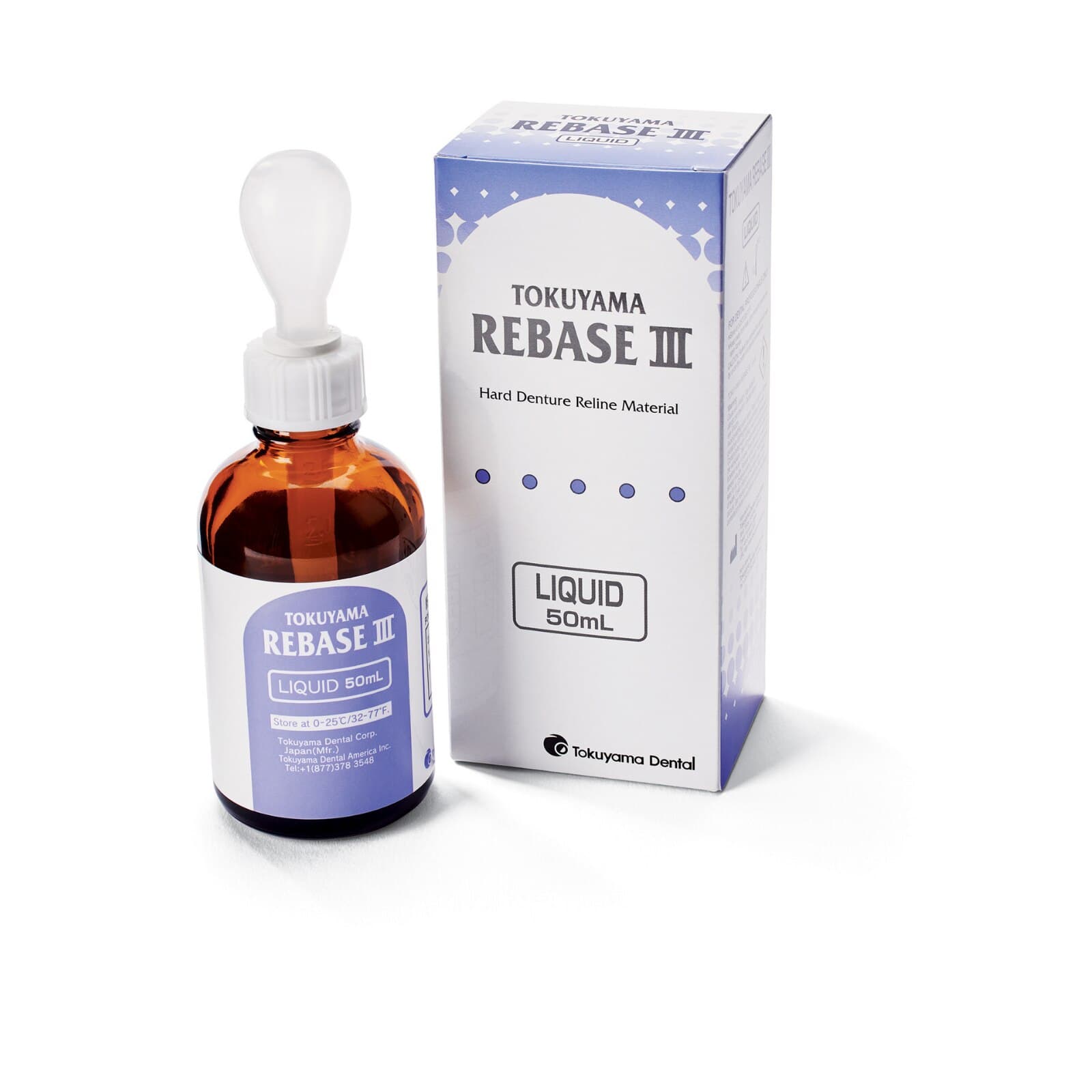 Tokuyama Rebase III Hard Denture Reline Material Liquid, 50 mL Bottle, 1/Pk, 20662 thumbnail 12
