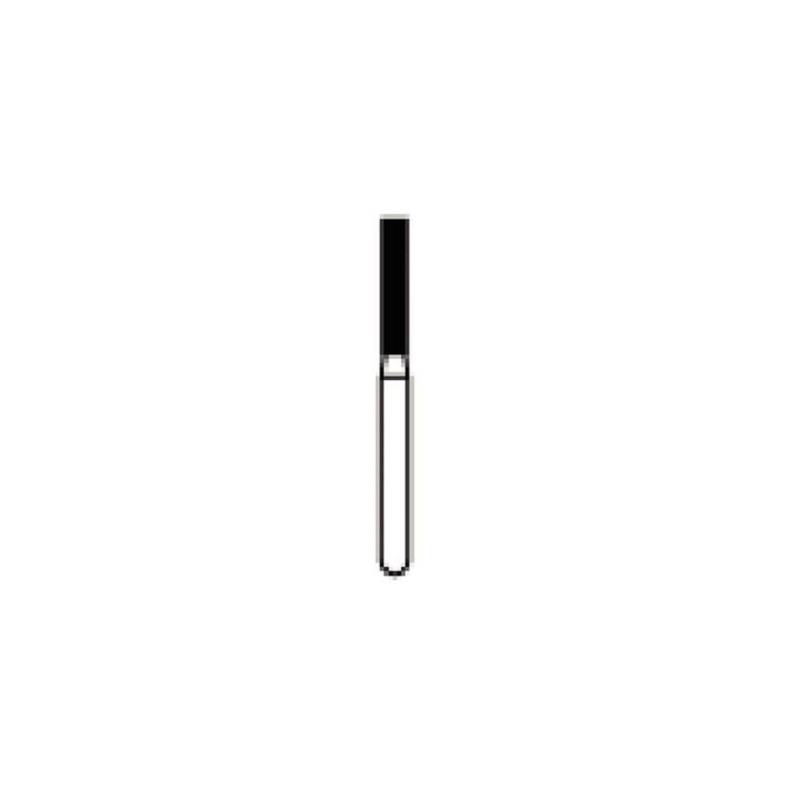NTI Gold Pack FG Diamond Bur, Coarse, Flat End Cylinder, #837-012, 1.2 mm Diameter, 8.0 mm Length, 50/Pk, C837-012G thumbnail 2
