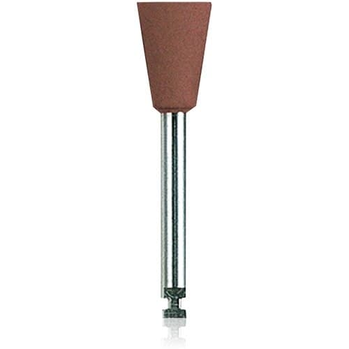 Kerr NTI Silicone Polisher, Brown, Inverted Cone, RA Shank, 6.5 mm, 10/Pk, P0035-065 thumbnail 3