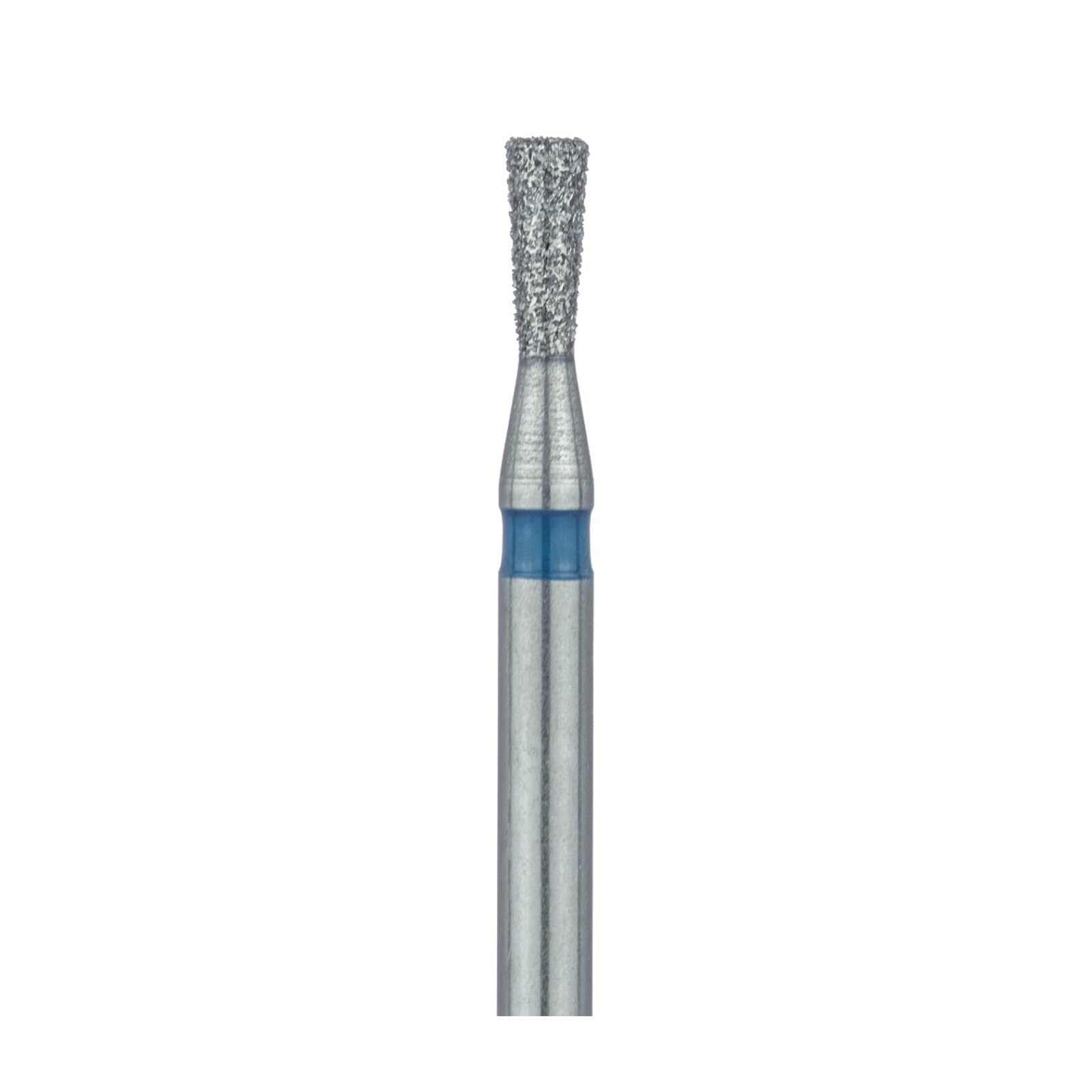 Meisinger 807-014-FG Diamond Bur, Inverted Cone, Medium Grit, Blue Ring, 1.4 mm Head Diameter, 3.5 mm Head Length, Friction Grip, 5/Pkg thumbnail 3