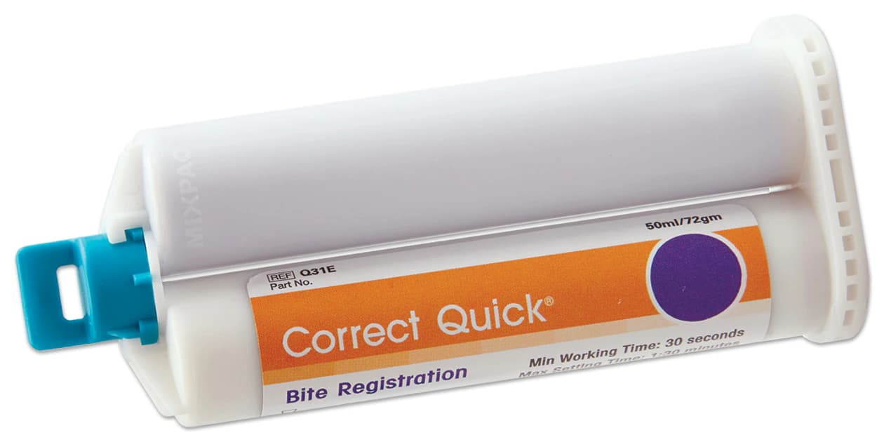 Correct Quick Bite Registration Material, Fast Set, VPS, 50 ml Cartridges, Bulk Refill, 32/Pk, Q31EB thumbnail 3