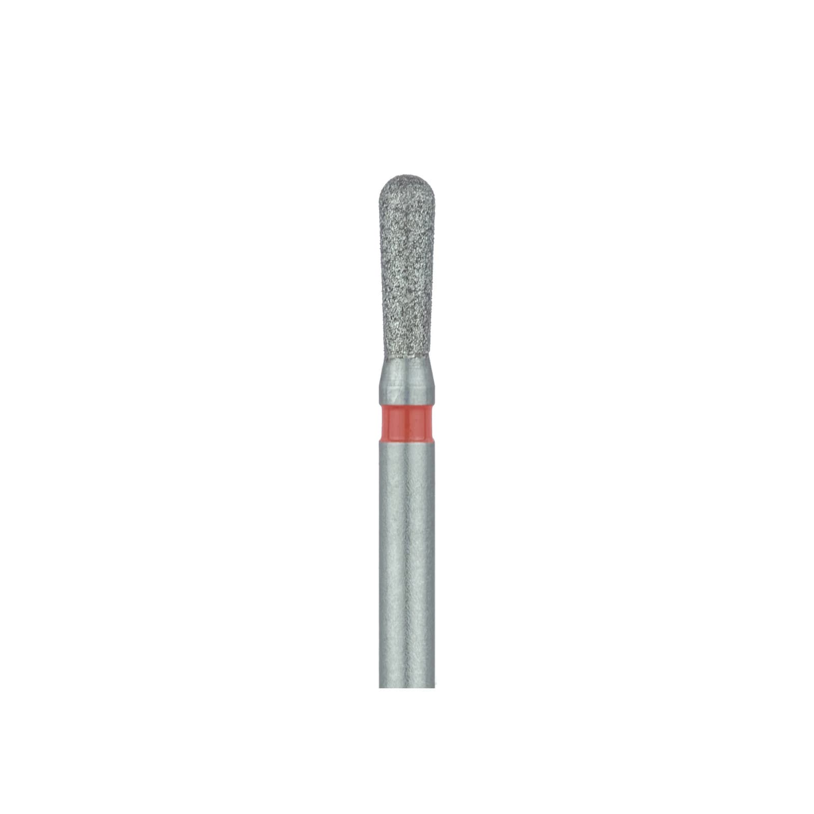 Meisinger 808RF-016-FG Fine Diamond Bur, Round End Pear, 1.6 mm, Friction Grip, 5/Pack - #808RF-016 Fine Diamond Bur Round End Pear FG Pack of 5 - Image 1