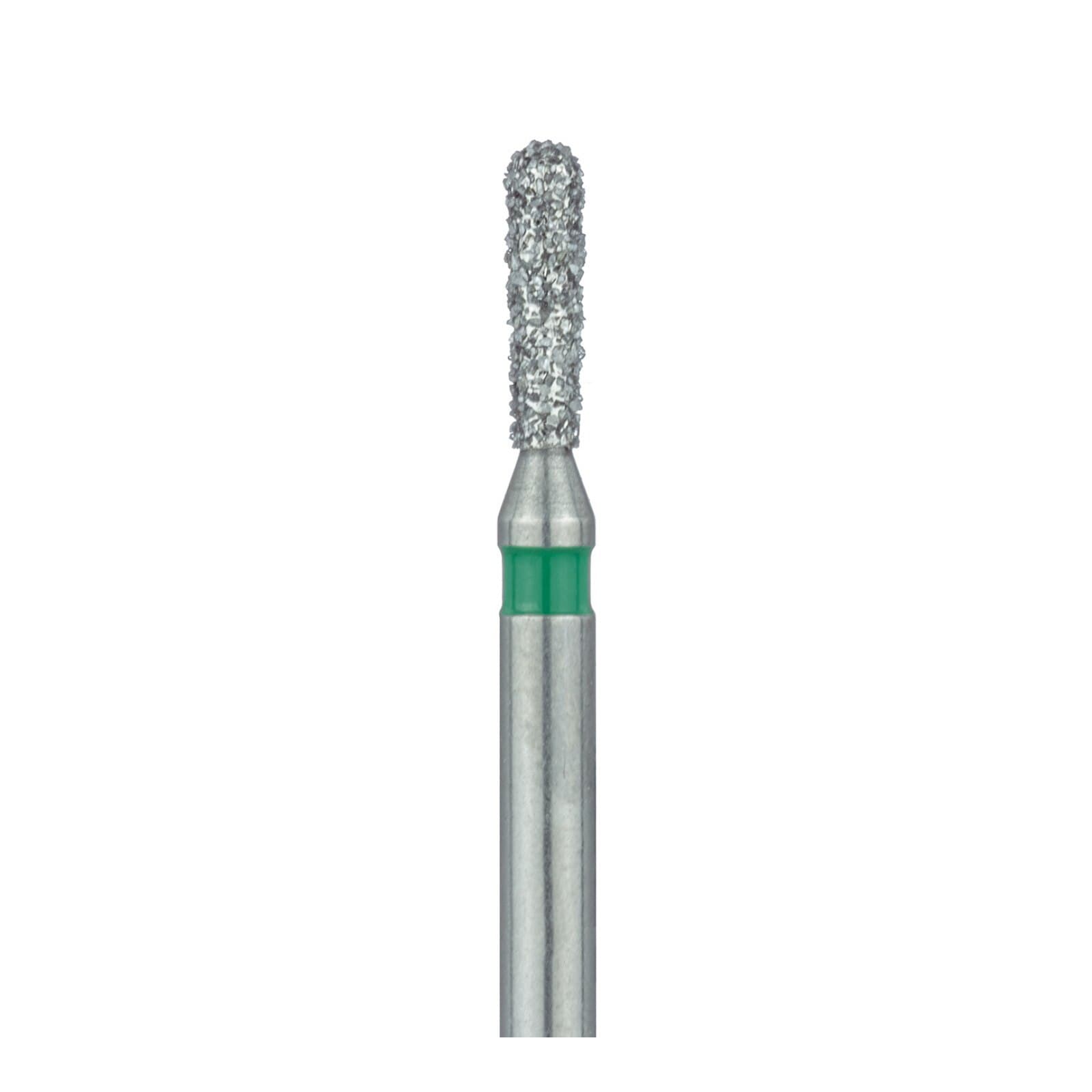 Meisinger 808RG-014-FG Coarse Diamond Bur, Round End Pear, Friction Grip, 1.4 mm Head Diameter, 5.0 mm Head Length, Green Ring, 5/Pkg thumbnail 3