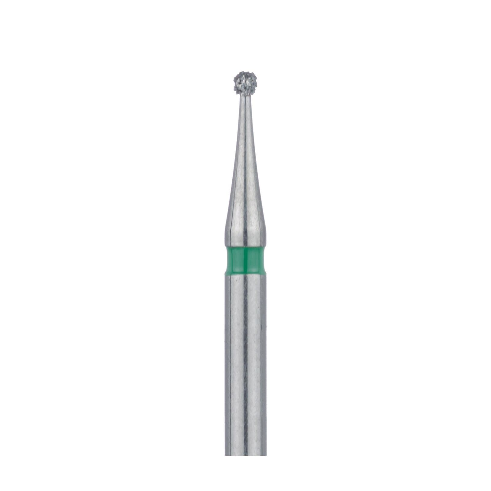 Meisinger Multi-Use Diamond Bur, FG, Round, #801G, 1.0 mm, Coarse, Green, 5/Pk, 801G-010-FG thumbnail 4