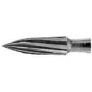 SS White 30-Blade Trimming & Finishing Carbide Bur, FG, Needle Shape, #9904, 5/Pk, 14314-5 thumbnail 3