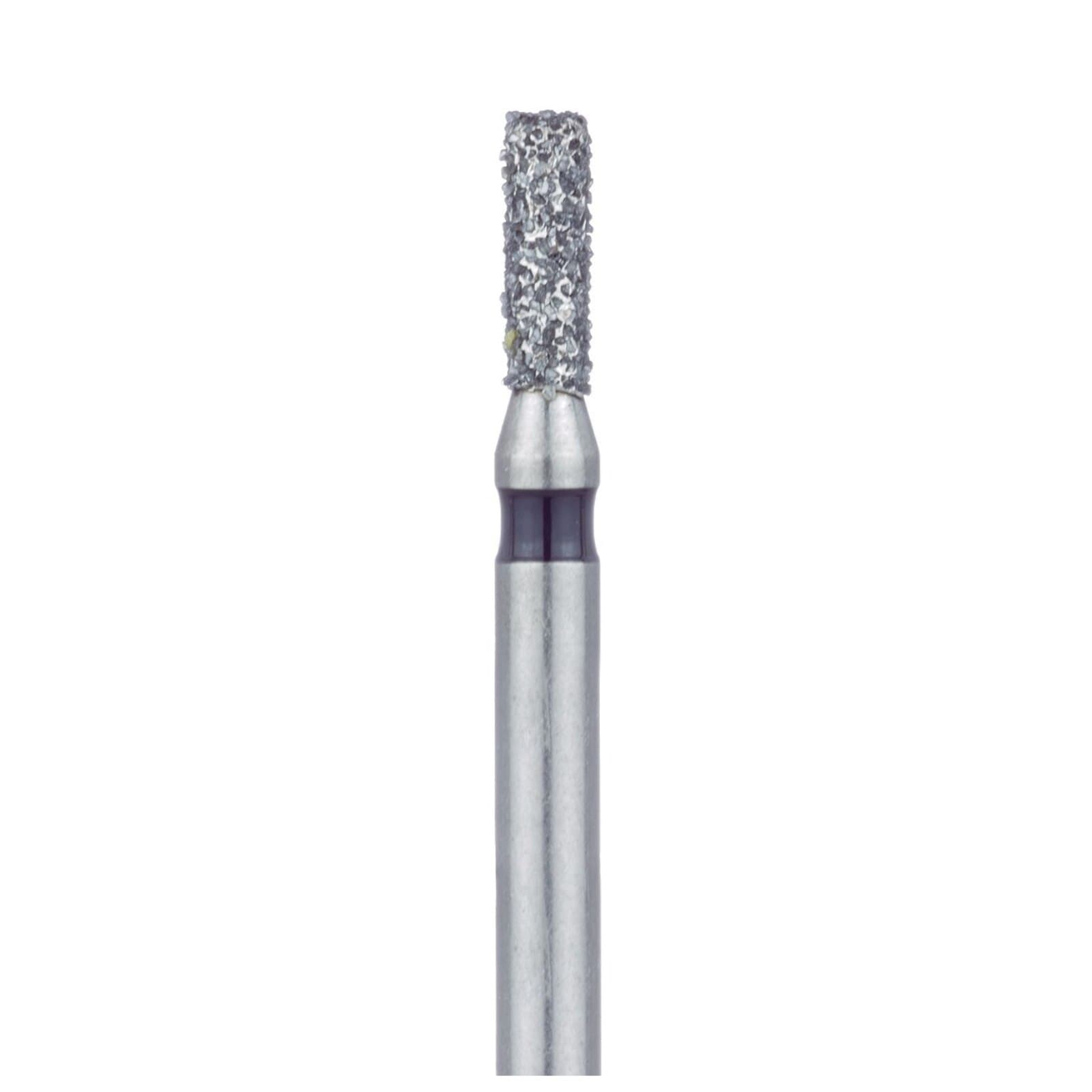 Meisinger 840H-014-FG Diamond Bur, Super Coarse, Round Edge Cylinder, 1.4 mm Head Diameter, 4.0 mm Head Length, Friction Grip, 5/Pack thumbnail 3
