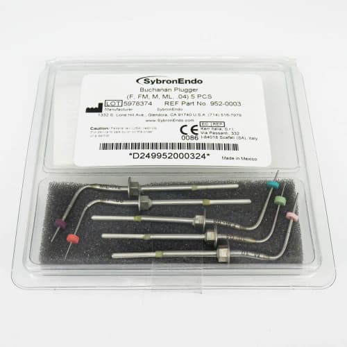 Buchanan System B Heat Pluggers, 0.04-0.12 Taper, Assorted, 5/Pk, 952-0003 thumbnail 6