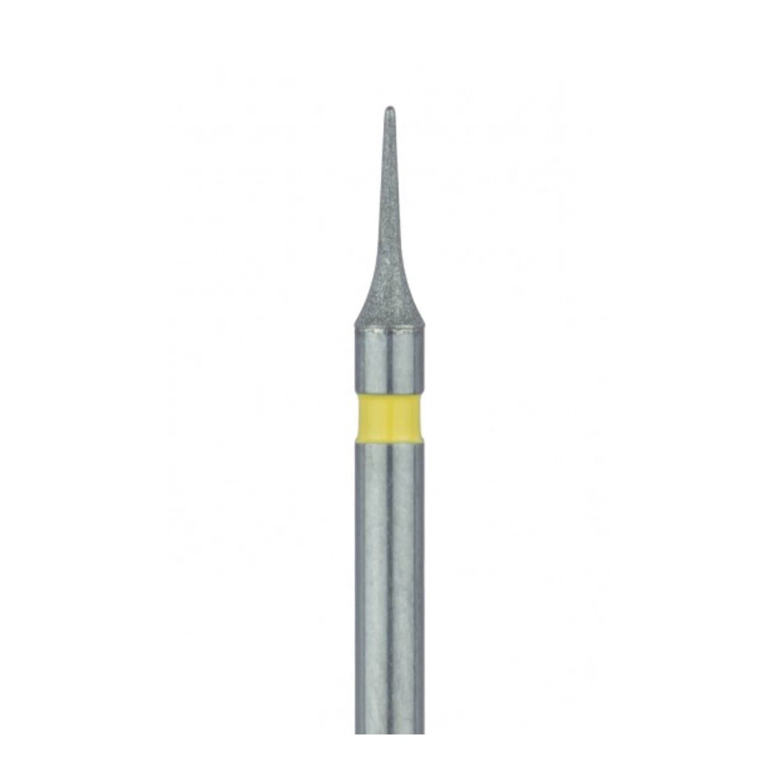 Meisinger Multi-Use Diamond Bur, FG, Interproximal/Mosquito, #820C, 1.6 mm, Extra Fine, Yellow, 5/Pk, 820C-016-FG thumbnail 4