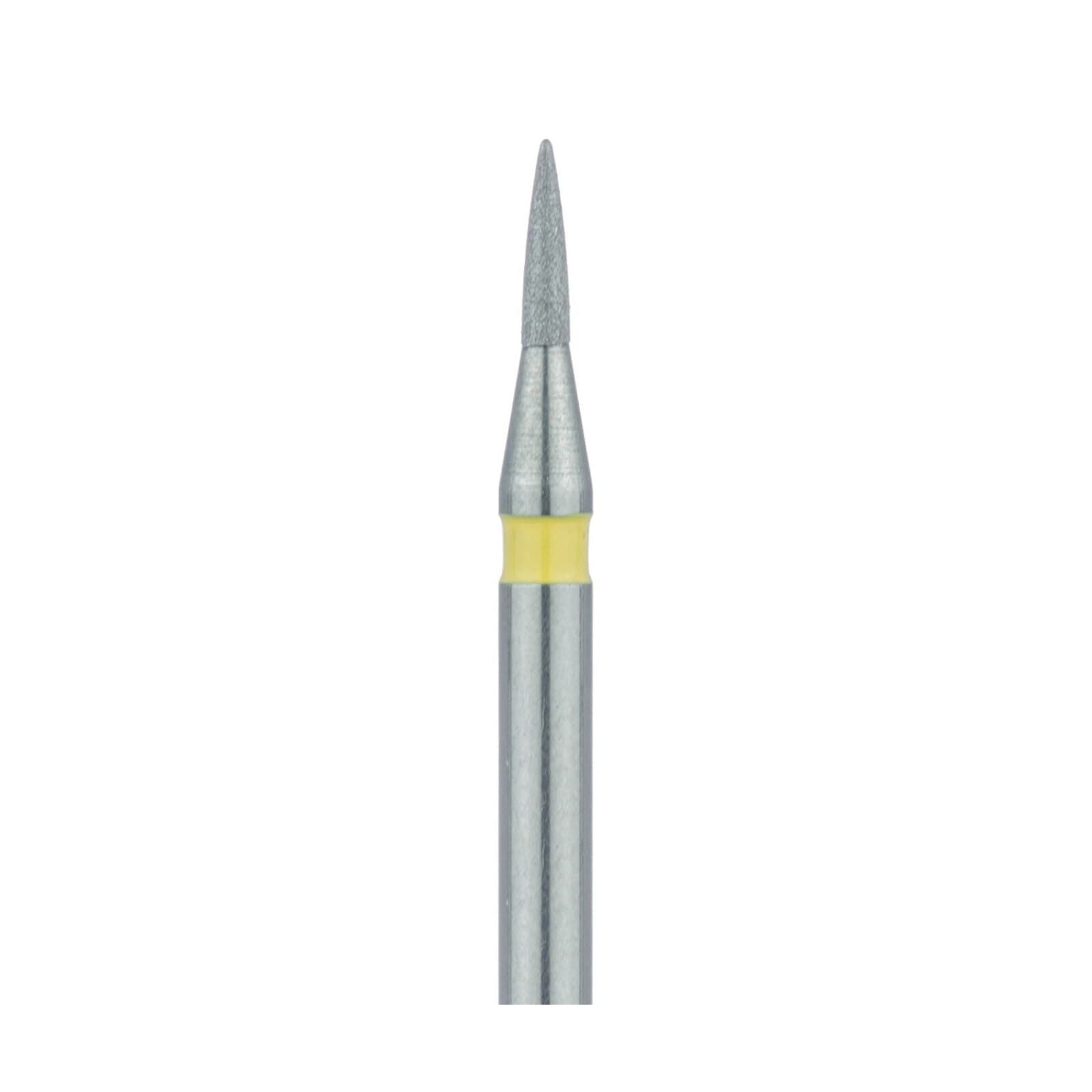 Meisinger 860C-009 Extra Fine Diamond Bur, Short Flame, FG (Friction Grip), 0.9 mm, 5/Pack thumbnail 3
