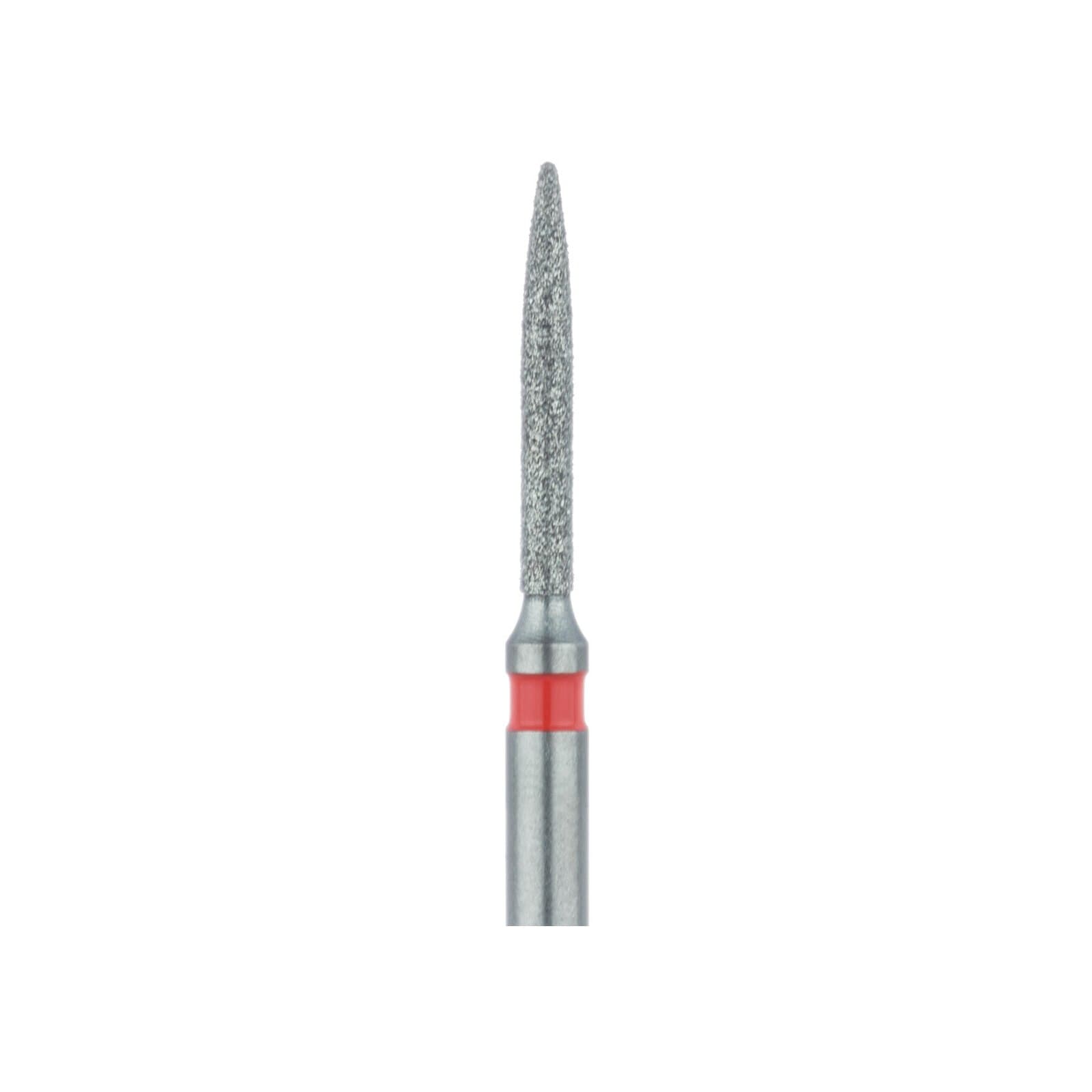 Meisinger Multi-Use Diamond Bur, FG, Flame, #862F, 1.0 mm, Fine, Red, 5/Pk, 862F-010-FG thumbnail 4