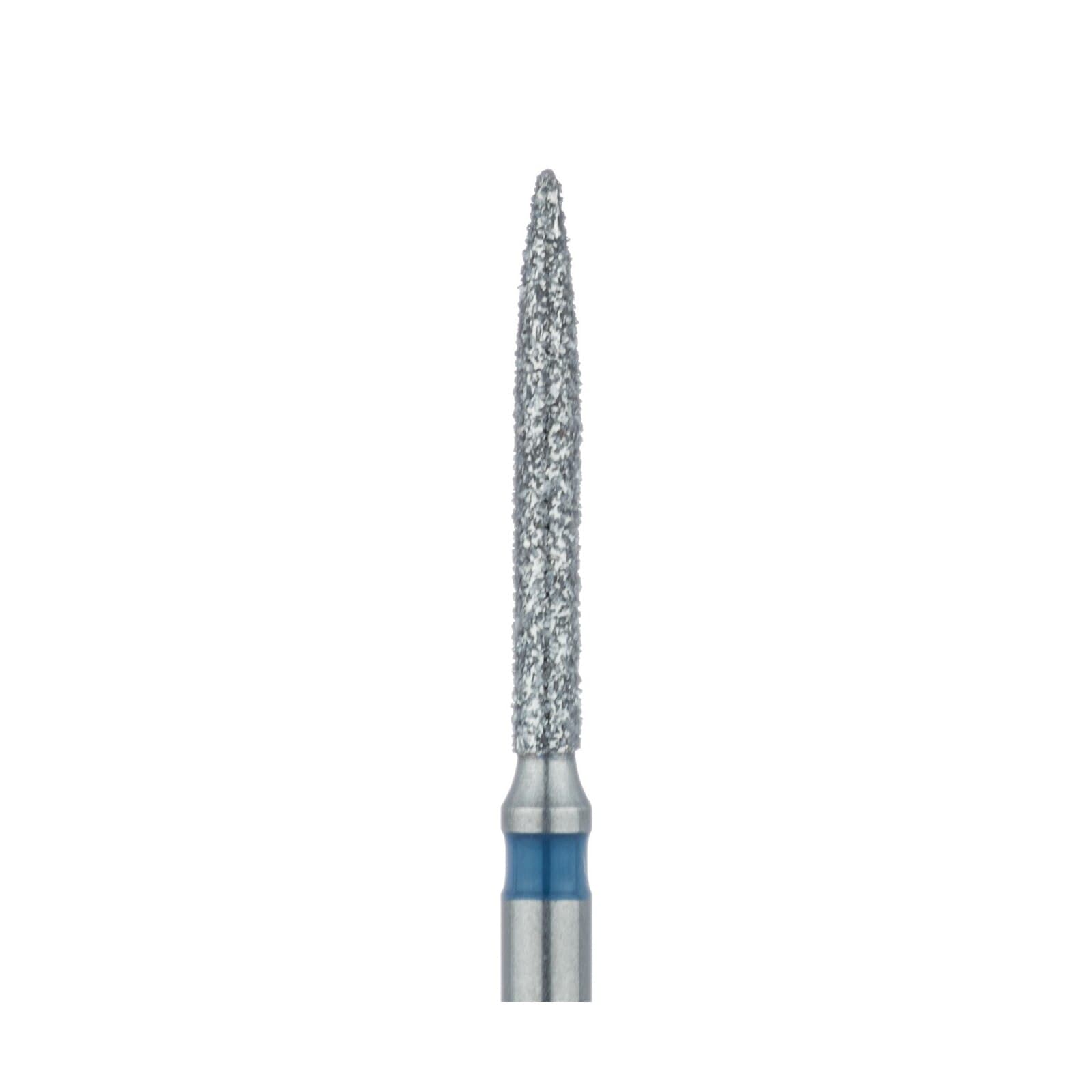 Meisinger Multi-Use Diamond Bur, FG, Long Flame, #863, 1.2 mm, Medium (Blue), 5/Pk, 863-012-FG thumbnail 4