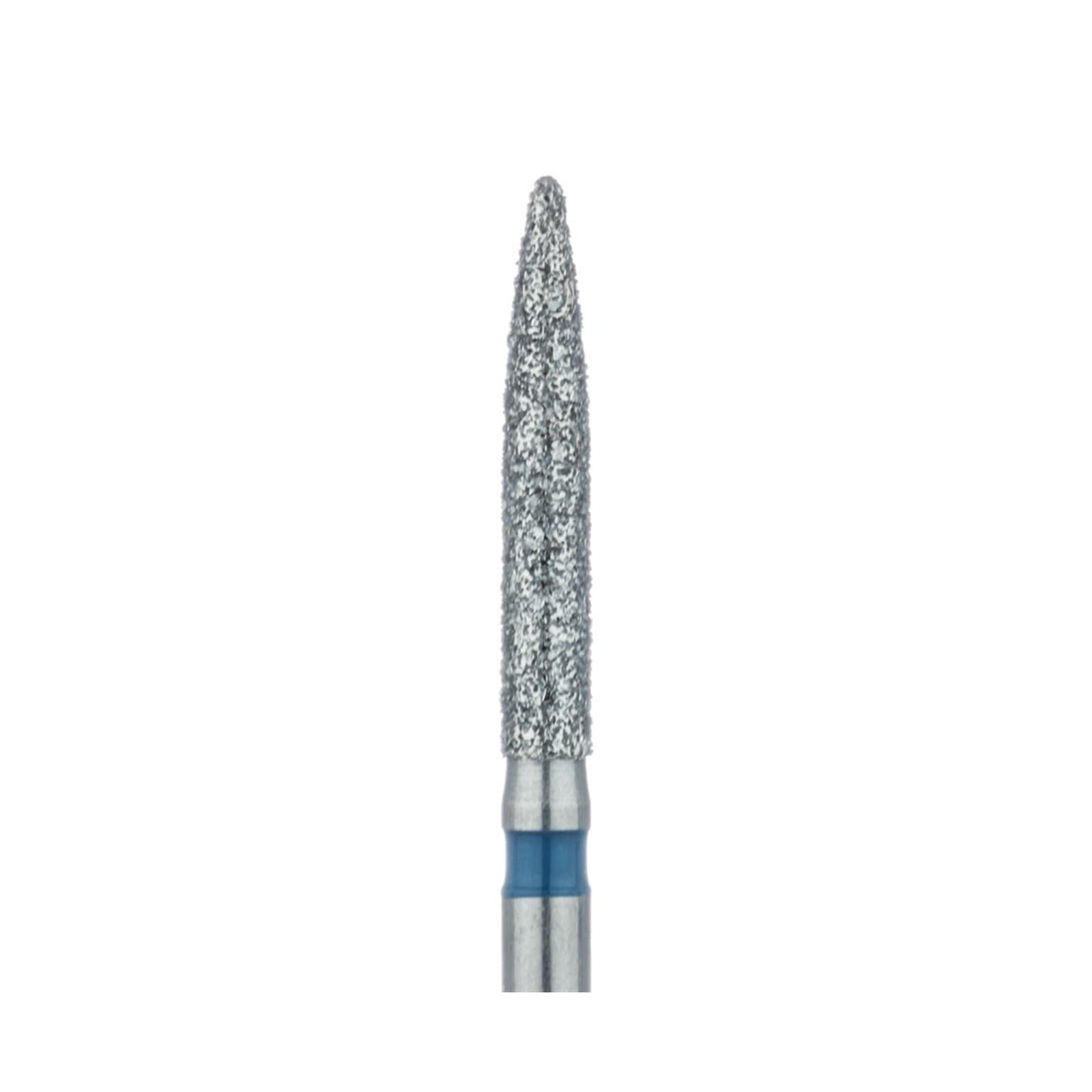 Meisinger Multi-Use Diamond Bur, HP, Long Flame, #863, 1.6 mm, Medium (Blue), 5/Pk, 863-016-HP thumbnail 3