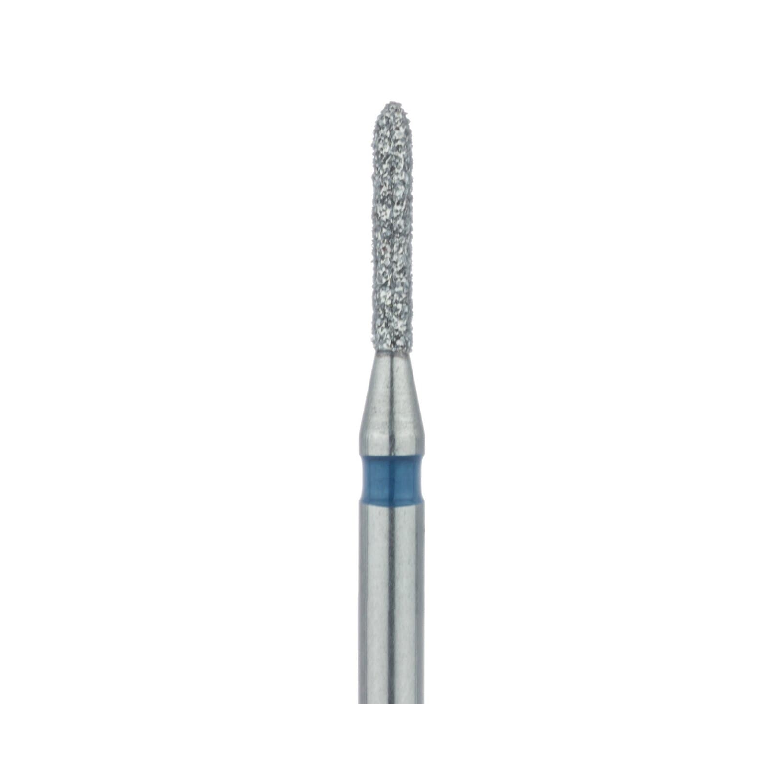Meisinger 867-010-FG Medium Grit Diamond Bur, Torpedo/Cylinder, Bevel End, Friction Grip, 1.0 mm Head Diameter, 6.0 mm Head Length, 5/Pkg thumbnail 3