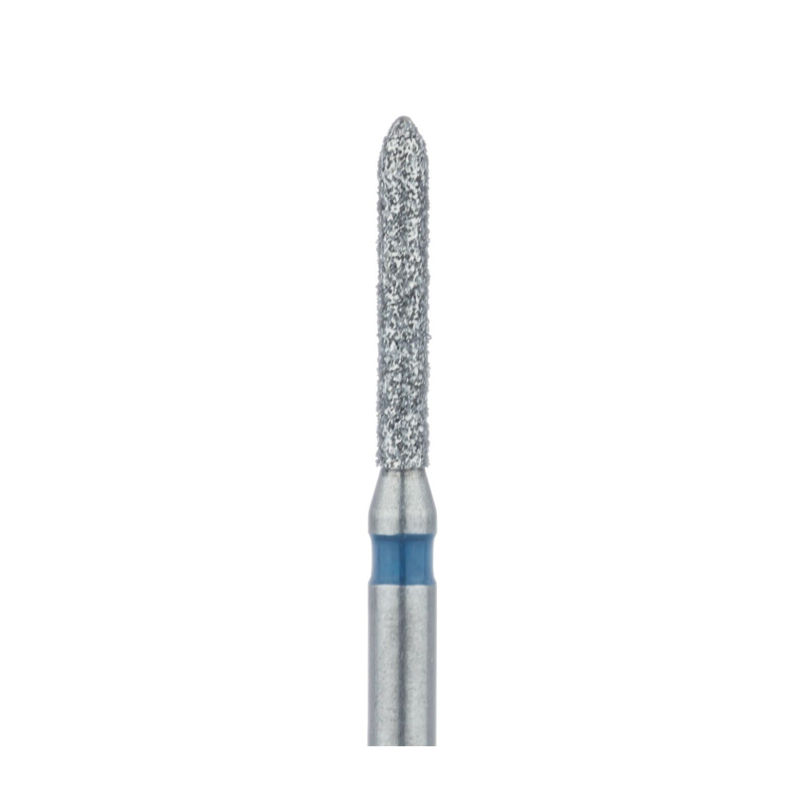 Meisinger Multi-Use Diamond Bur, FG, Long Torpedo, #868, 1.2 mm, Medium Grit, Blue Ring, 5/Pk, 868-012-FG thumbnail 4