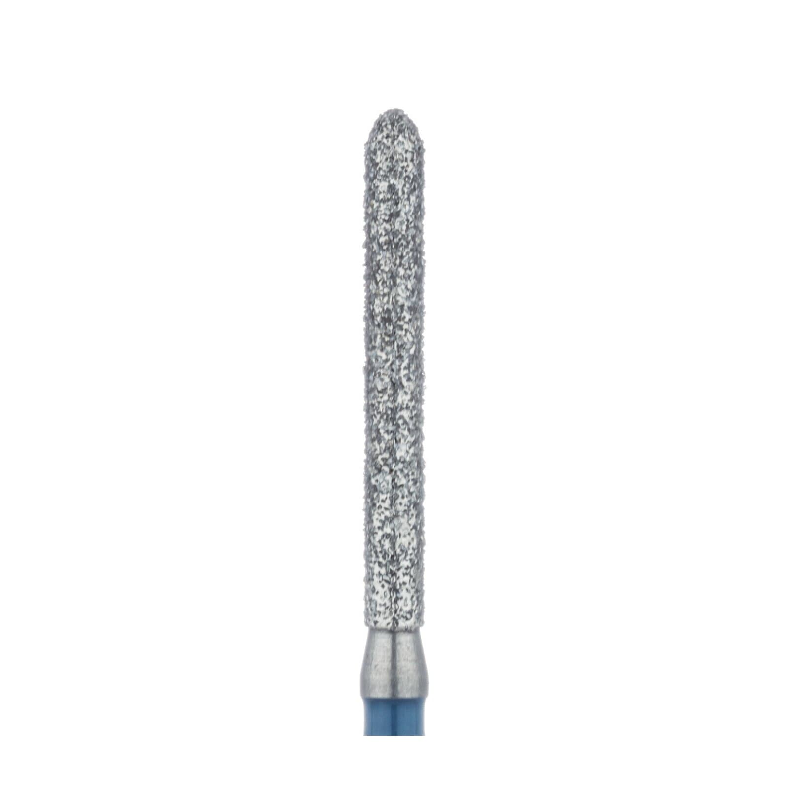 Meisinger Diamond Bur FG, Long Shank, Medium Grit, Blue Ring, Torpedo Shape, 1.4 mm Diameter, 869L-014, Pack of 5 thumbnail 3