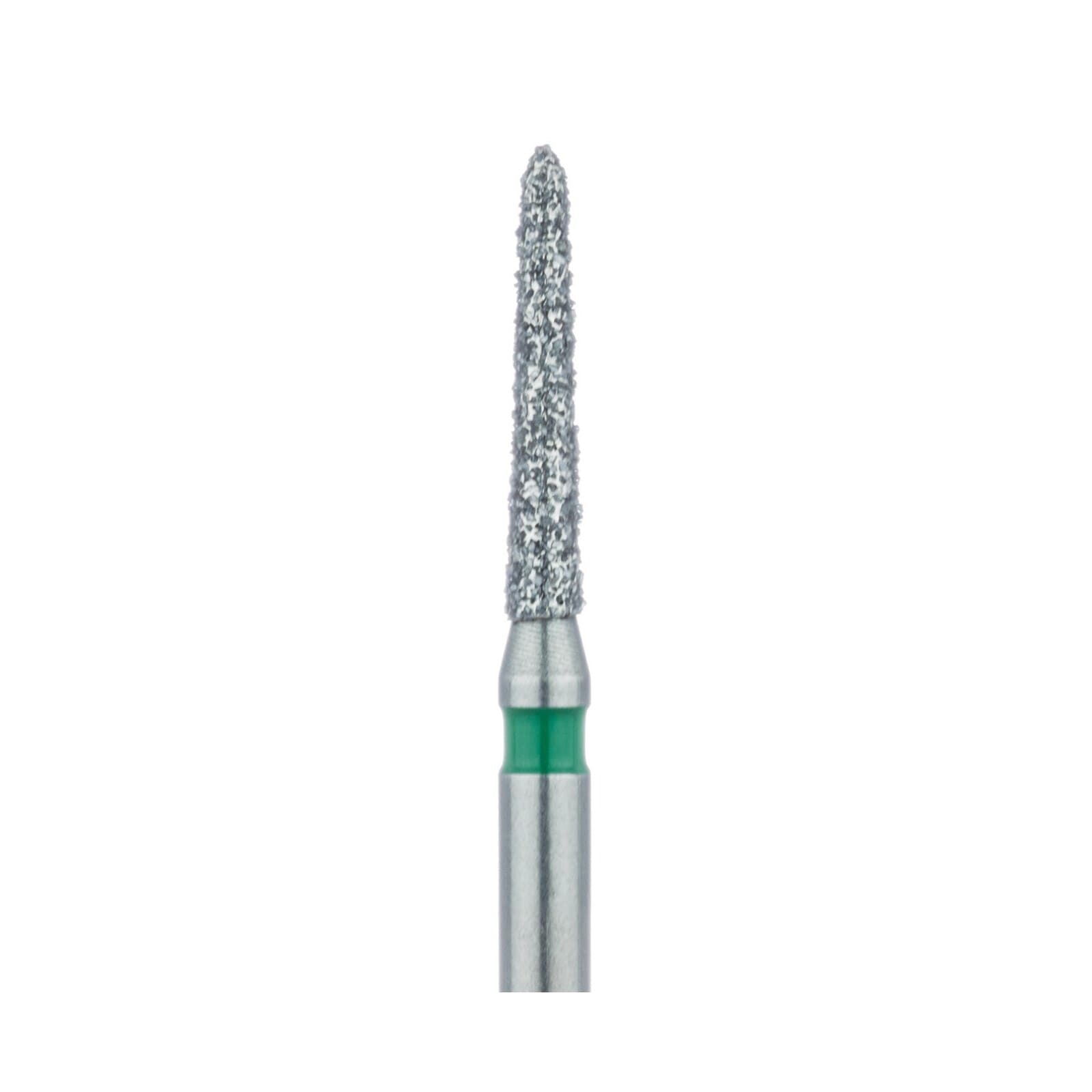 Meisinger Multi-Use Diamond Bur, FG, Modified Torpedo, #878G, 1.4 mm, Coarse, Green, 5/Pk, 878G-014-FG thumbnail 4