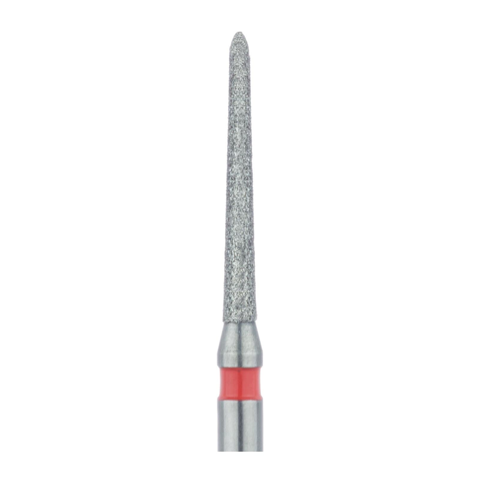 Meisinger 879F-012-FG Fine Diamond Bur, Tapered Torpedo/Chamfer, 1.2 mm, Friction Grip, 5/Pk thumbnail 3