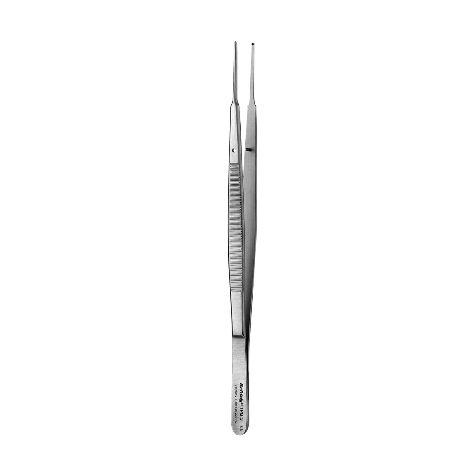 Hu-Friedy Gerald Tissue Pliers, 1x2 Teeth, Straight, 7 in, Stainless Steel, TPG3 thumbnail 3