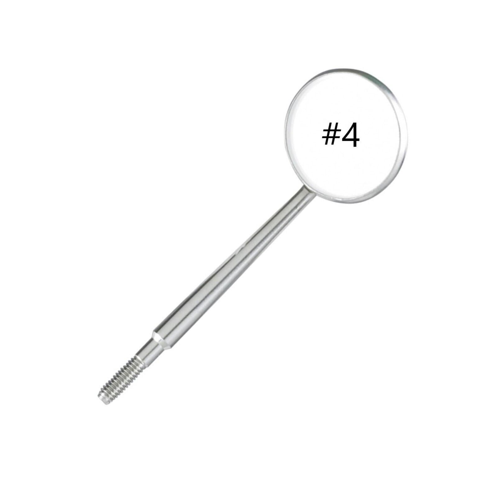 Nordent Front Surface Mirror Head, Simple Stem #4, 7/8" Diameter, 12/Pk thumbnail 2