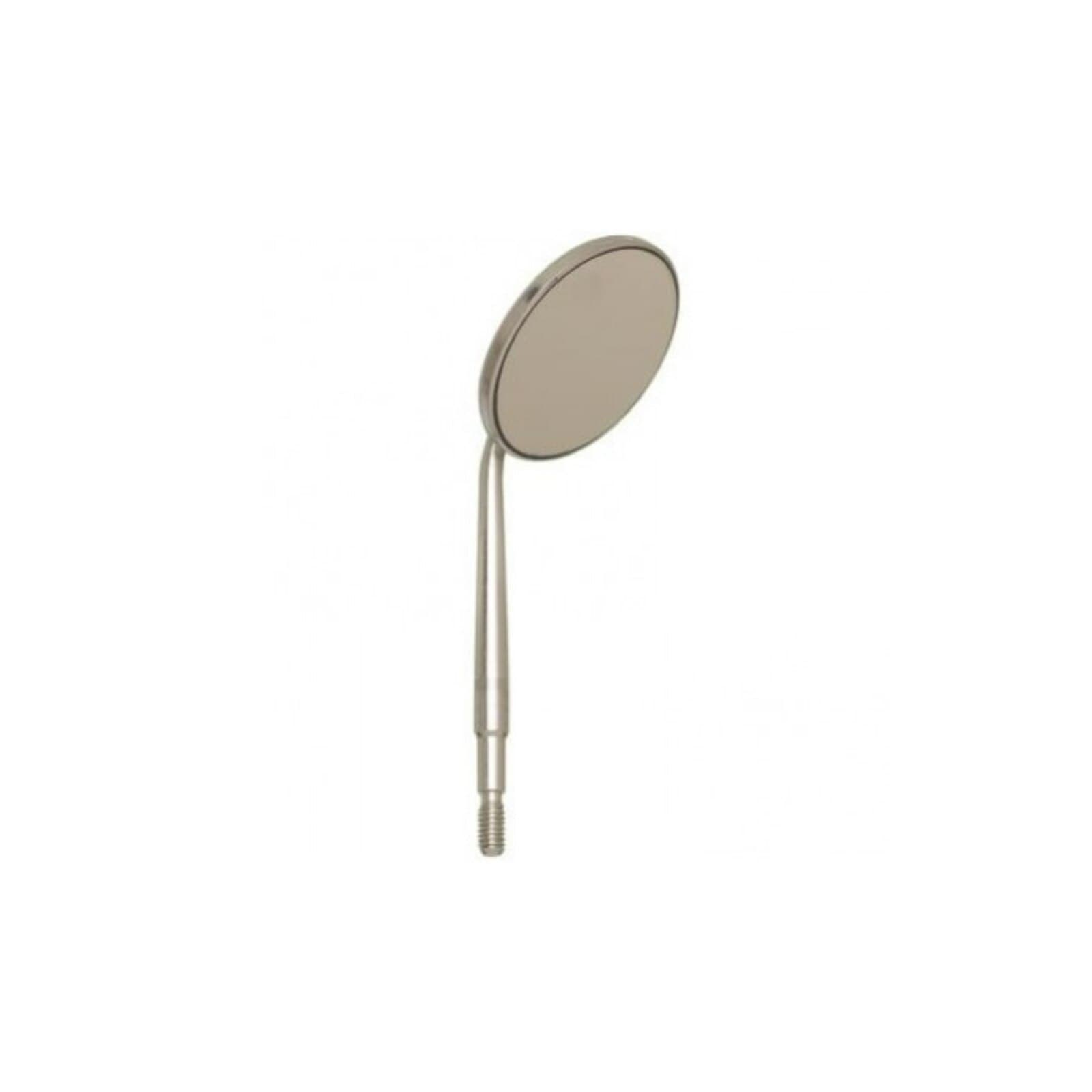Nordent Front Surface Mirror Heads, Cone Socket #5, Medium, Stainless Steel, Rhodium Coated, 12/Pack thumbnail 6