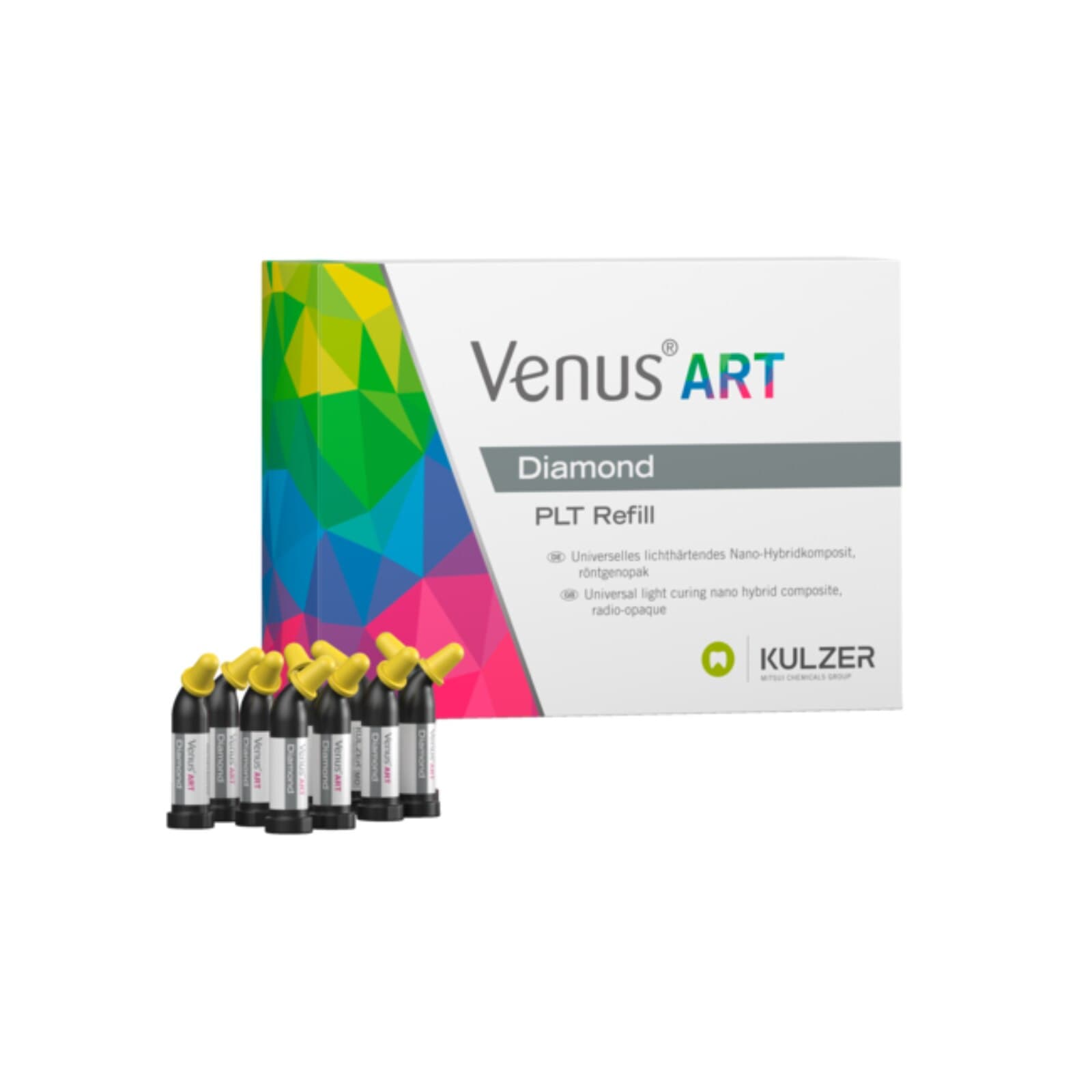 Venus Diamond Nanohybrid Universal Composite, OLC (Opaque Light Chromatic), PLT Unidose Tips, 0.25 g, Refill 10/Pkg thumbnail 7