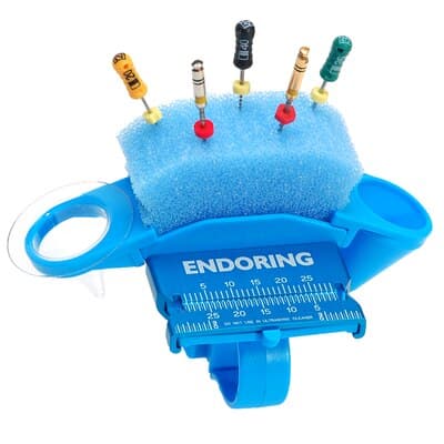 Jordco EndoRing II Hand-Held Endodontic Instrument Organizer with Metal Ruler, Blue, ER2-S thumbnail 12