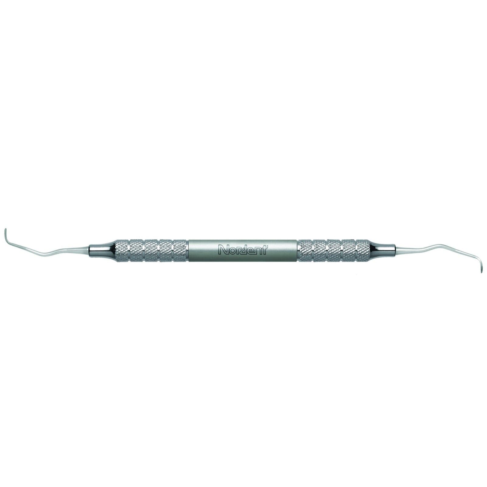 Nordent Relyant Langer #1-2 Double-End Curette, #6 Handle, Stainless Steel, VSCLN1-2 thumbnail 2