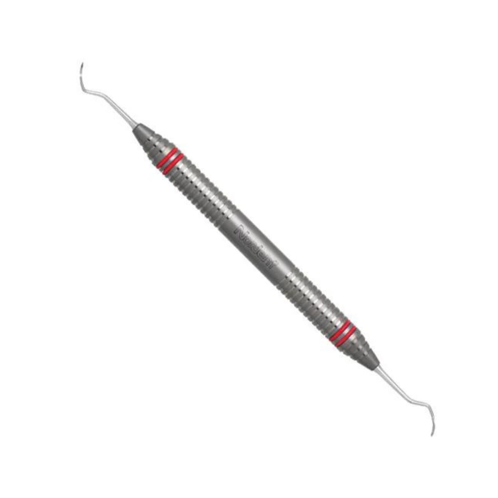 Nordent ImplaMate Titanium Implant Scaler, Barnhart #5-6, Double-Ended, DuraLite ColorRings Handle, CEISBH5-6 thumbnail 3