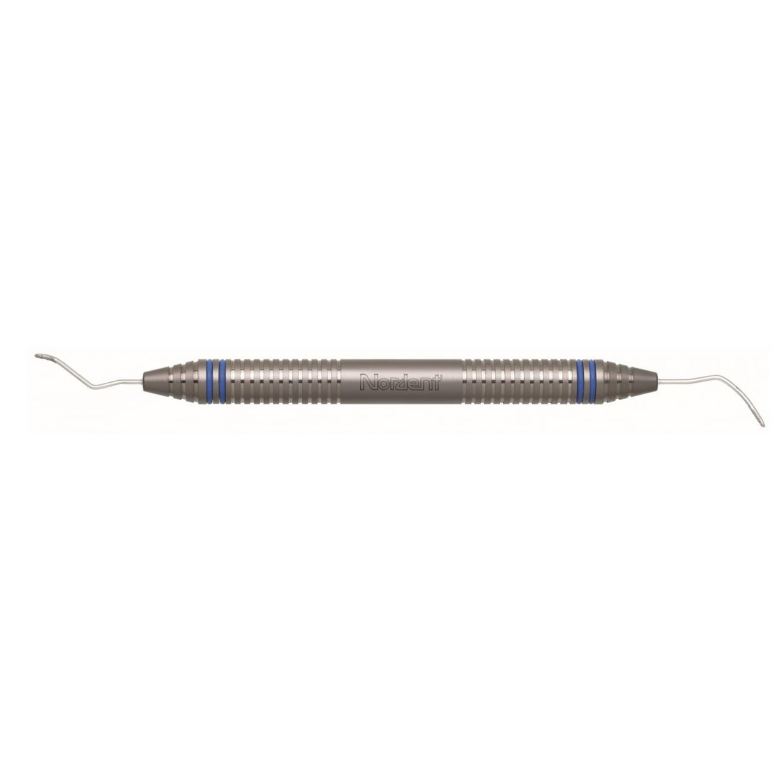 Nordent ImplaMate Implant Scaler, Double-End, Langer #3-4, Titanium Tips, DuraLite ColorRings Handle, Purple, 1/Pkg thumbnail 3