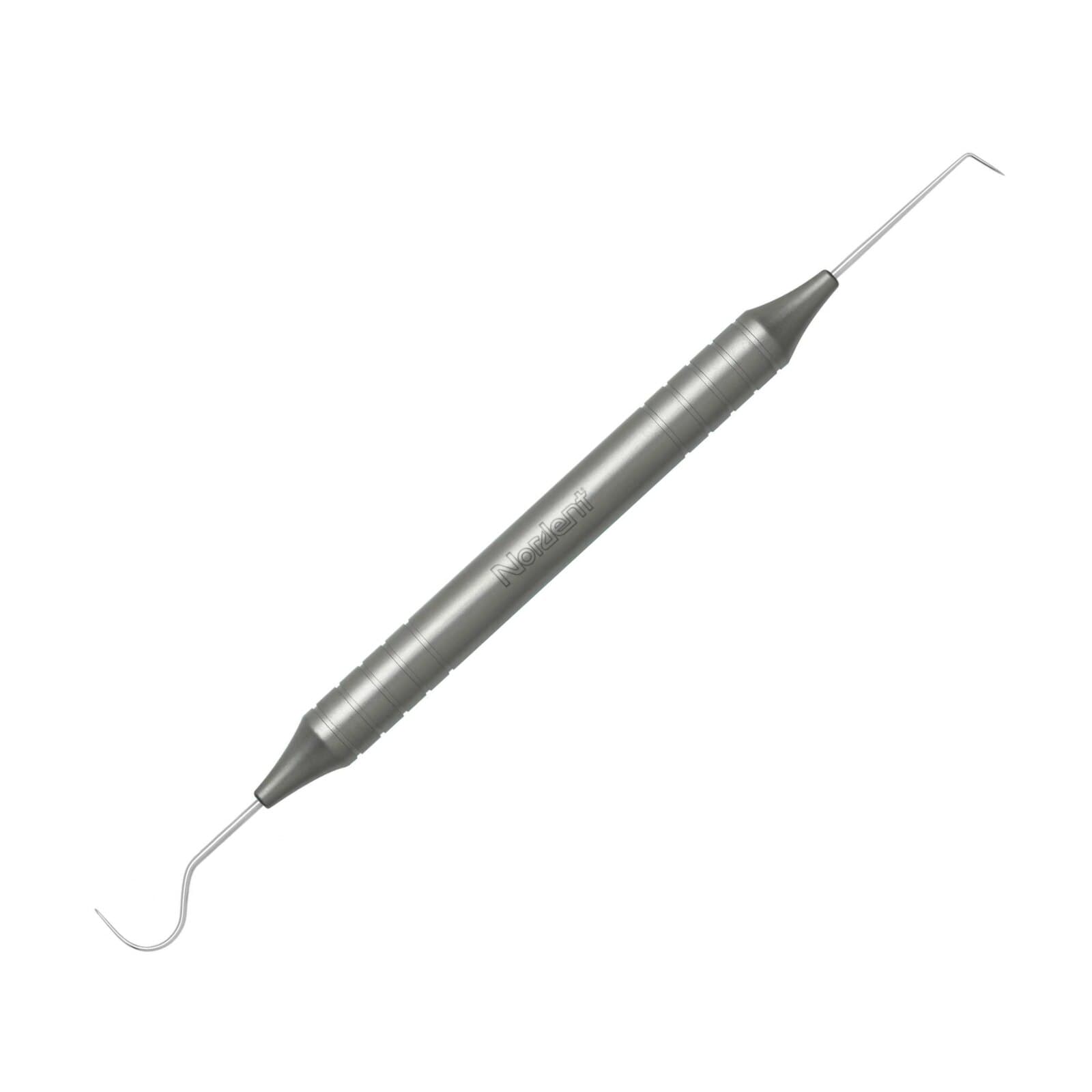 Nordent #23/6 Double-Ended Explorer, DuraLite Round Handle, Stainless Steel thumbnail 2