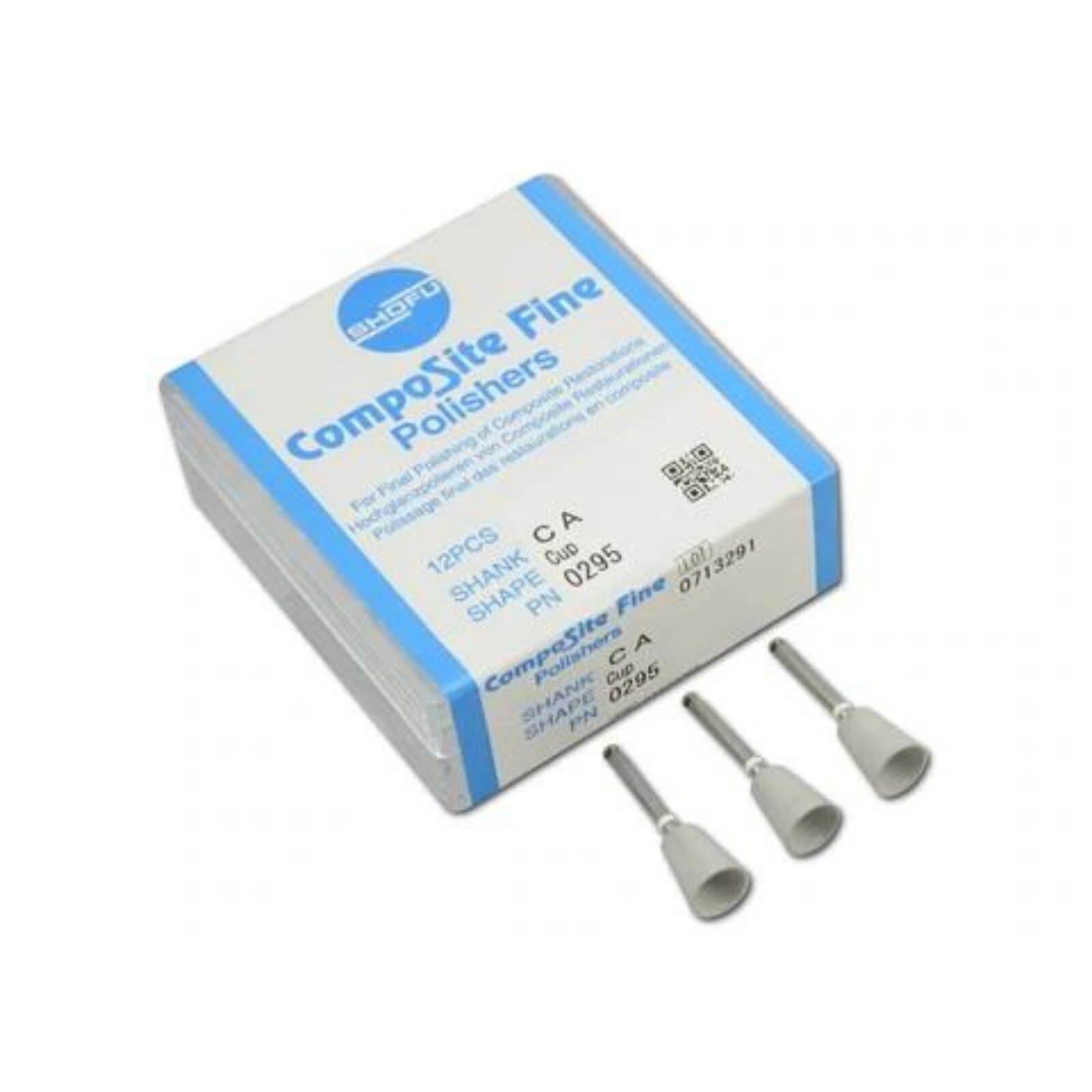 Shofu CompoSite Fine Composite Polishers, CA/RA Cup, #080, White Band, 12/Pk, 0295 thumbnail 5
