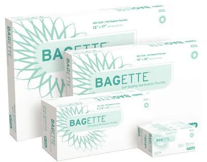 Bagette Self-Sealing Sterilization Pouches, 3-1/2" x 9", Blue, 200/Box, IMS-1236 thumbnail 8