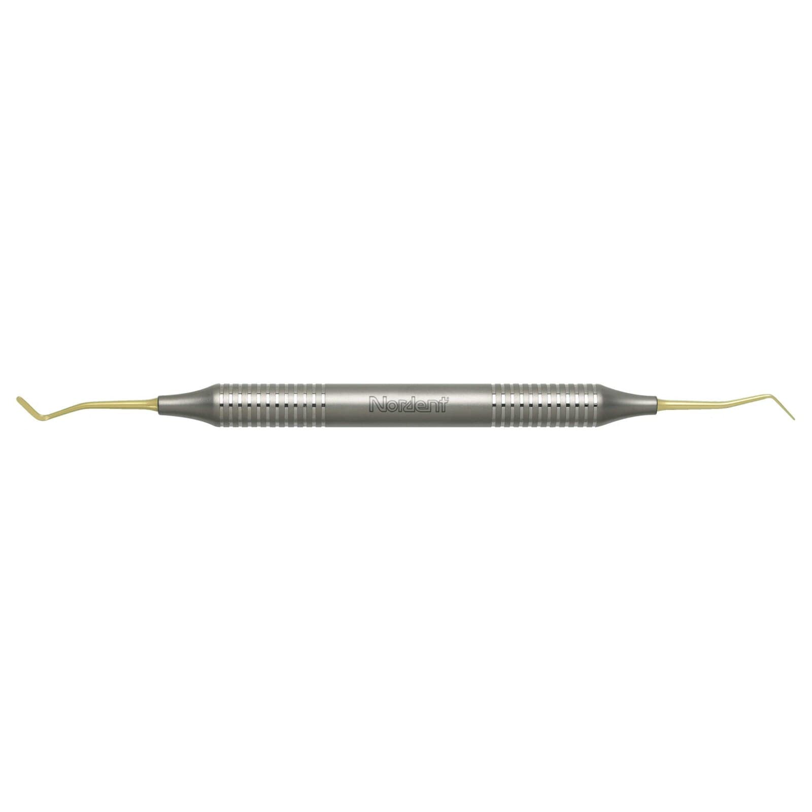 Nordent Composite Placement Instrument, Double-Ended, Double Paddle #8A, Titanium Nitride Coated, DuraLite Round Handle, REPFI8AT thumbnail 3