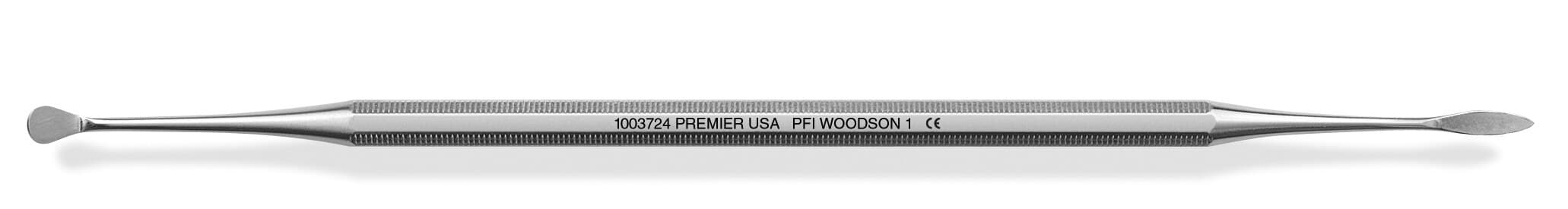 Premier Plastic Filling Instrument DE Woodson #1, Double-End, Octagonal Handle, 1/Pk, 1003724 thumbnail 3
