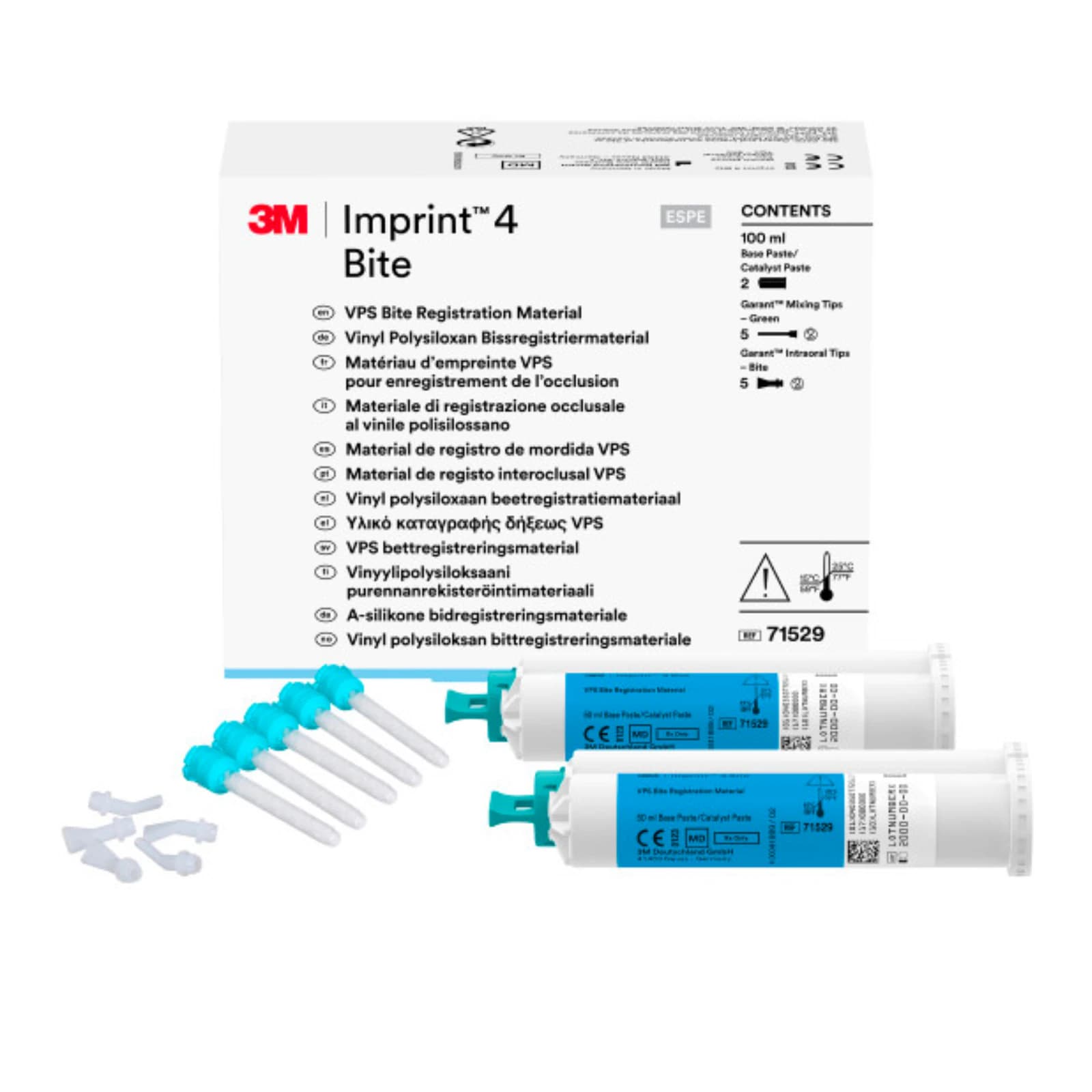 3M Imprint 4 VPS Bite Registration Material, Fast Set, 50 mL Cartridges, Refill, 2/Pk, 71529 thumbnail 2
