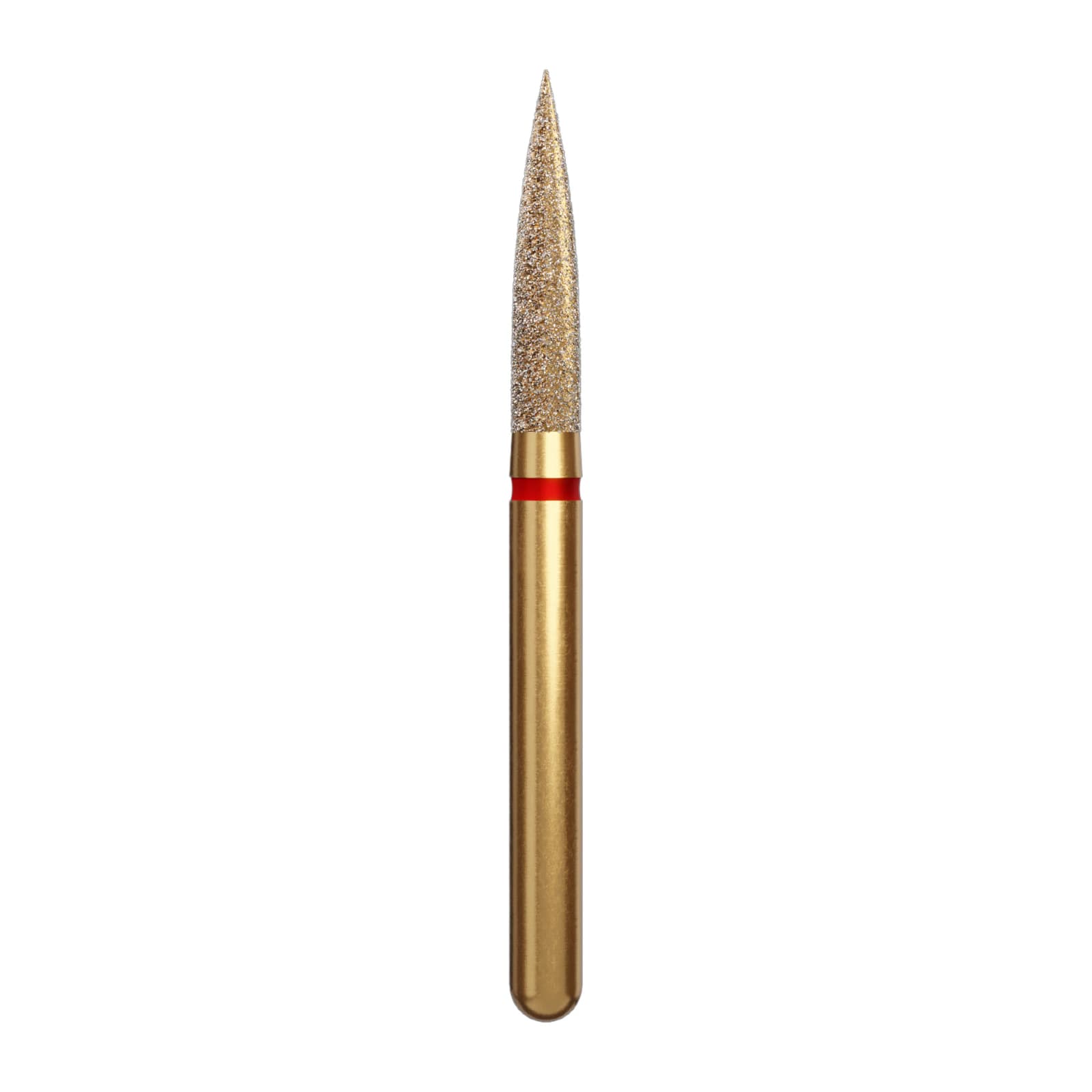 Alpen FG #862.016 Fine Grit Flame Shaped Diamond Bur, 5/Pk - Alpen FG #862.016 Fine Grit, Flame Shaped Diamond Bur. Package of 5 Burs - Image 1
