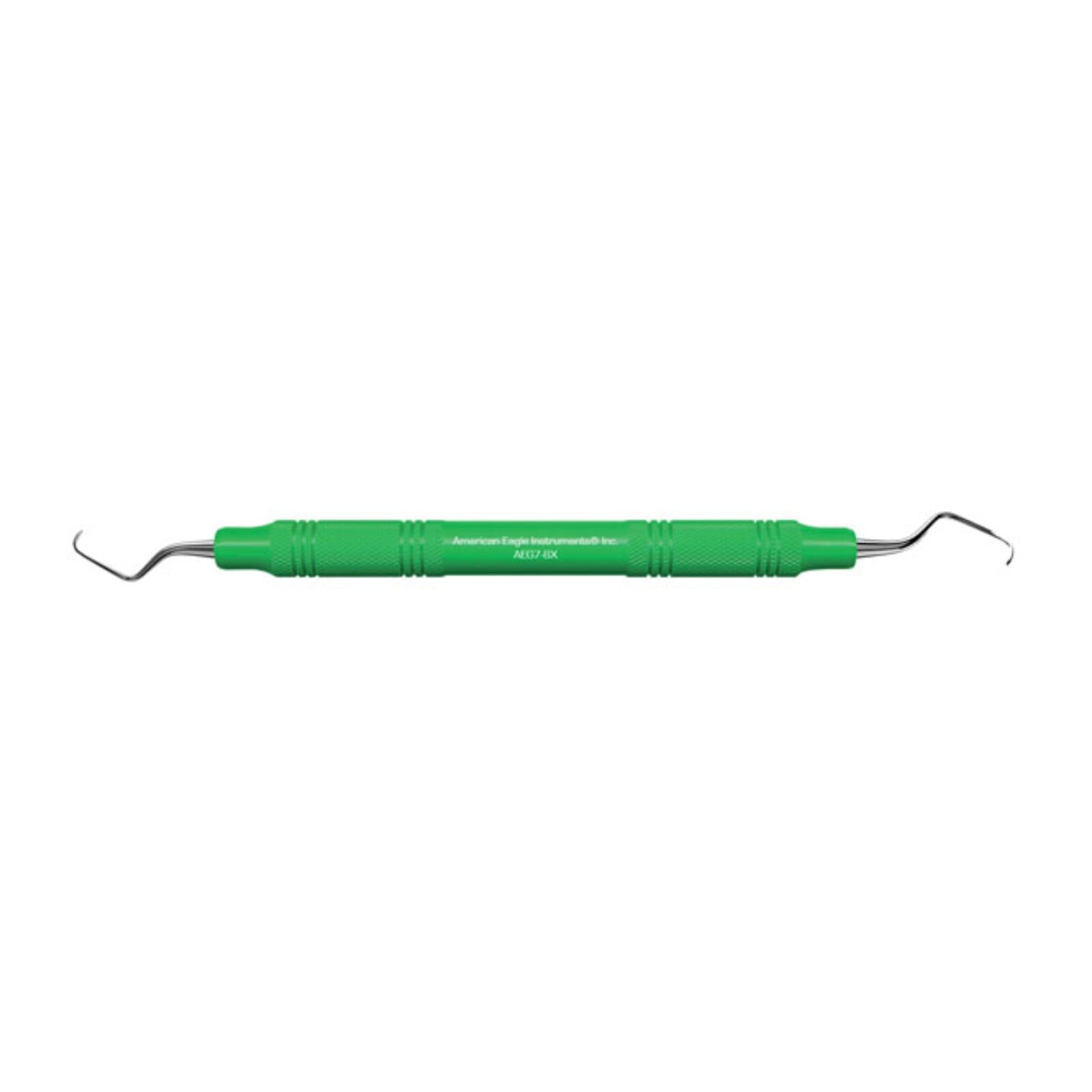 American Eagle Gracey Curette 7/8, Standard, Double End, EagleLite Resin Green Handle, AEG7-8X thumbnail 2
