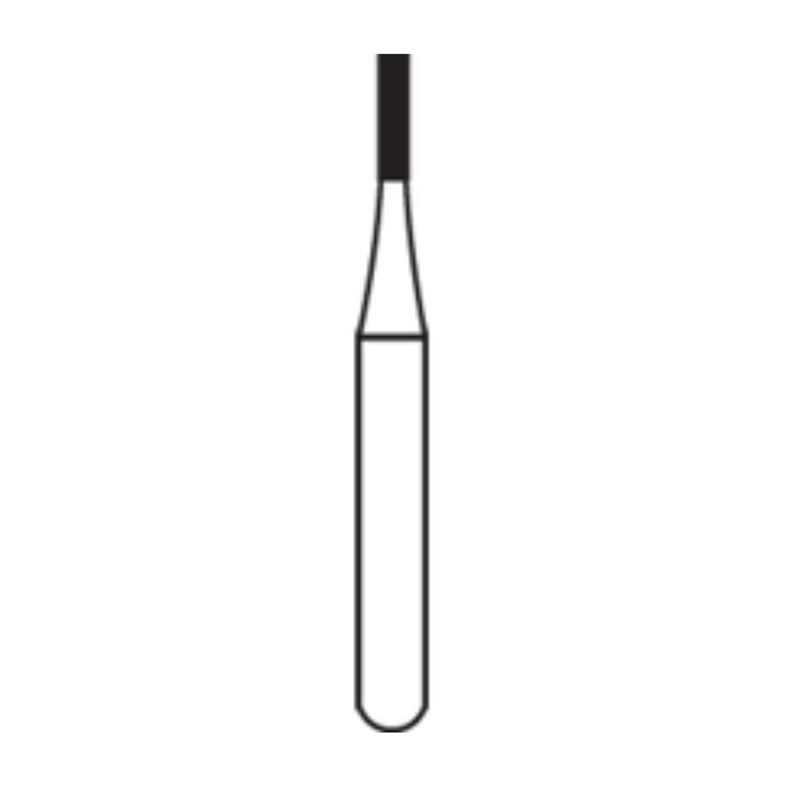 Alpen FG Carbide Bur #557 SS, Cross Cut Fissure, Short Shank, Clinic Pack, 100/Pk, R300557C thumbnail 2