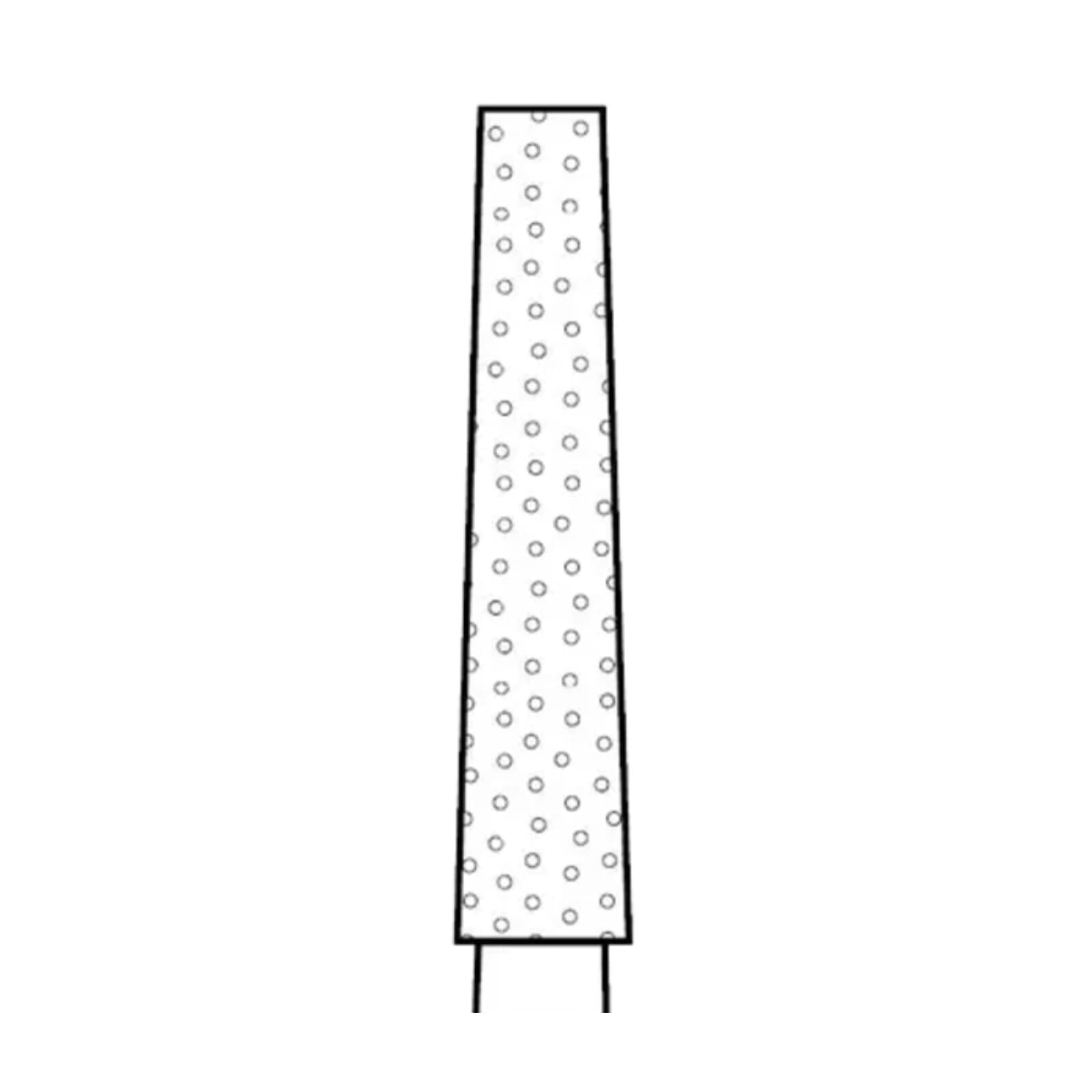 Two Striper Diamond Bur, FG, Flat-End Taper, #724.10C, 2.1 mm Major/1.5 mm Minor Diameter, Coarse, Green, 5/Pk, 2015260 thumbnail 3