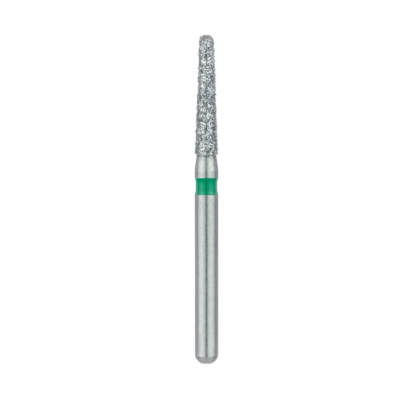 Meisinger Multi-Use Diamond Bur, Friction Grip, Round-End Taper Chamfer, 856G-016, 1.6 mm, Coarse, Green, 5/Pk thumbnail 4