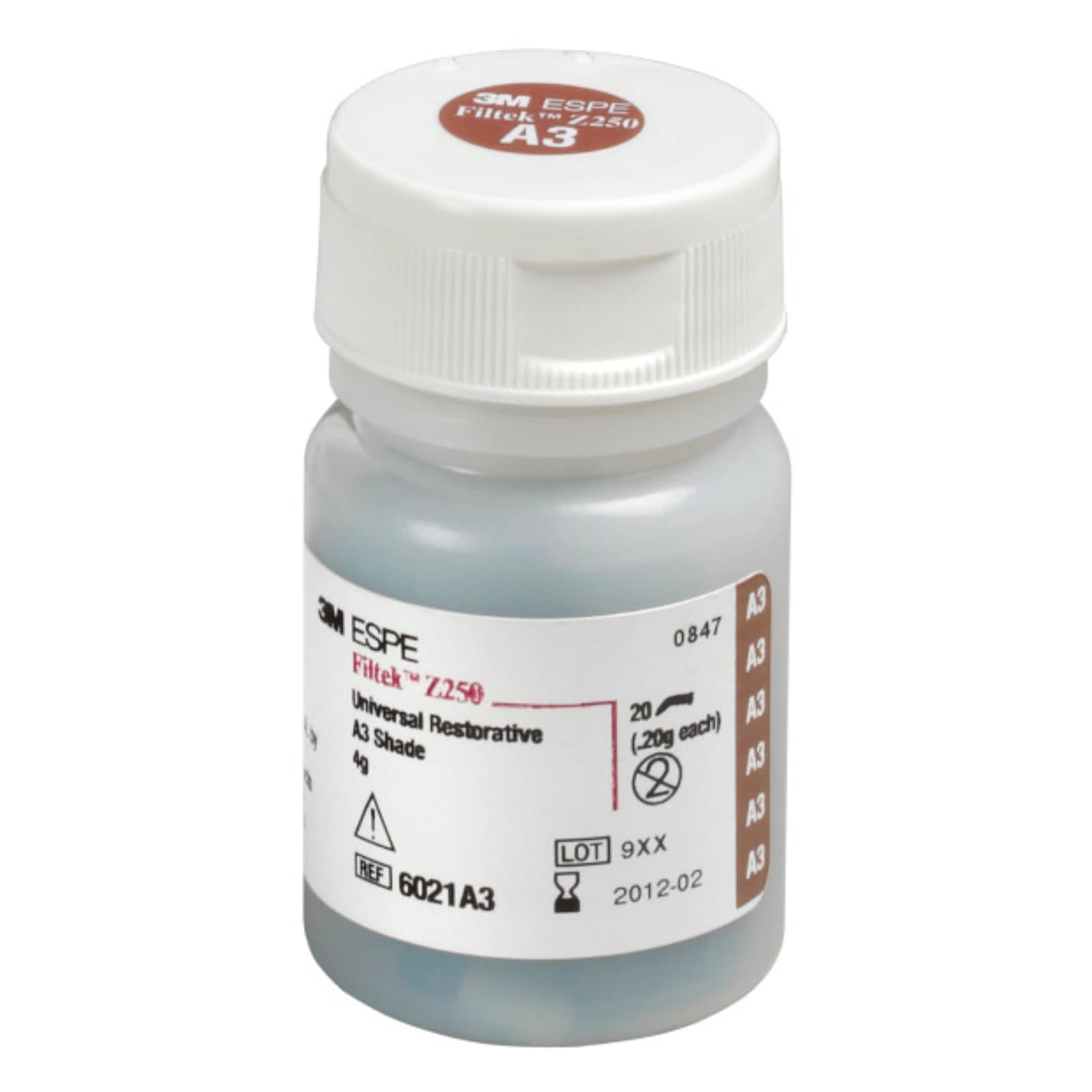 3M Filtek Z250 Universal Restorative Capsules, Shade A3, 0.2 g, 20/Pk, 6021A3 thumbnail 13