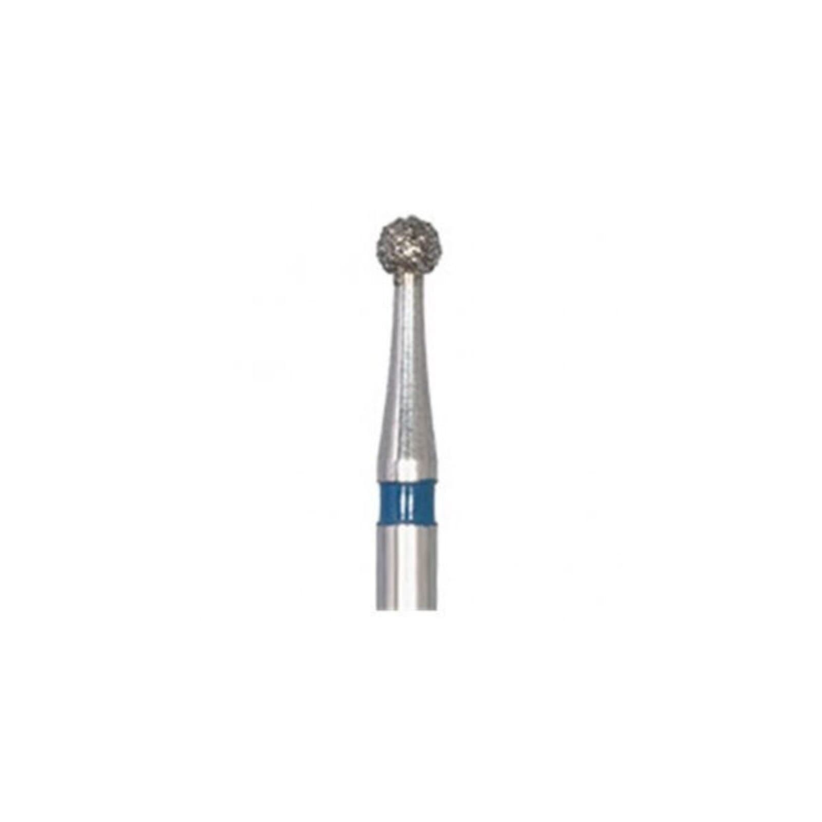 Meisinger 801L-016-FG Diamond Bur, Round, Medium Grit, 1.6 mm, Friction Grip, Long, 5/Pk thumbnail 3