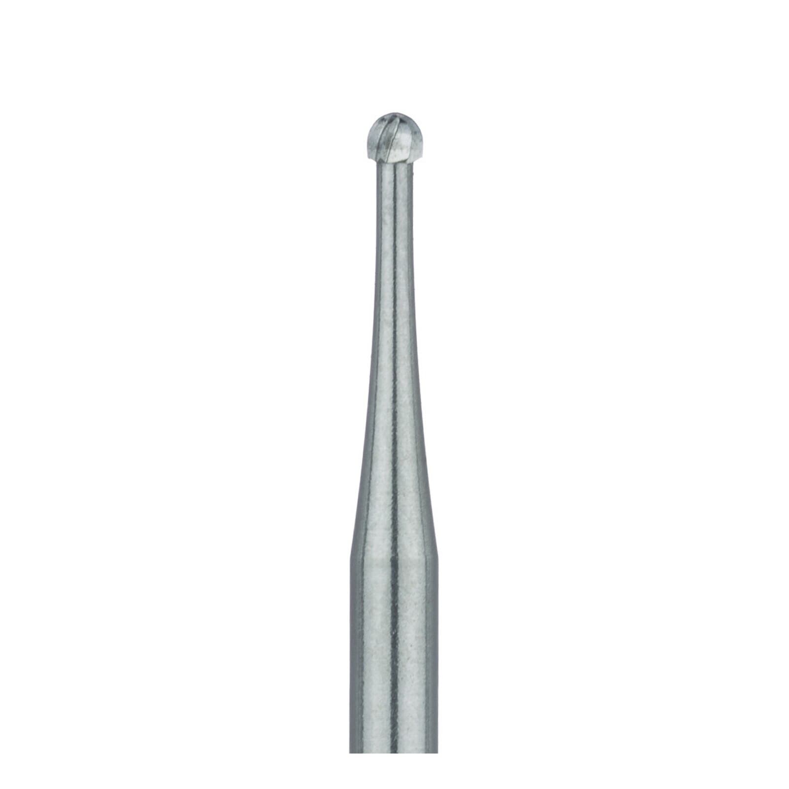 Meisinger HM1-010-FG Operative Carbide Bur, Round #2, 1.0 mm Head, Friction Grip, 5/Pk thumbnail 3