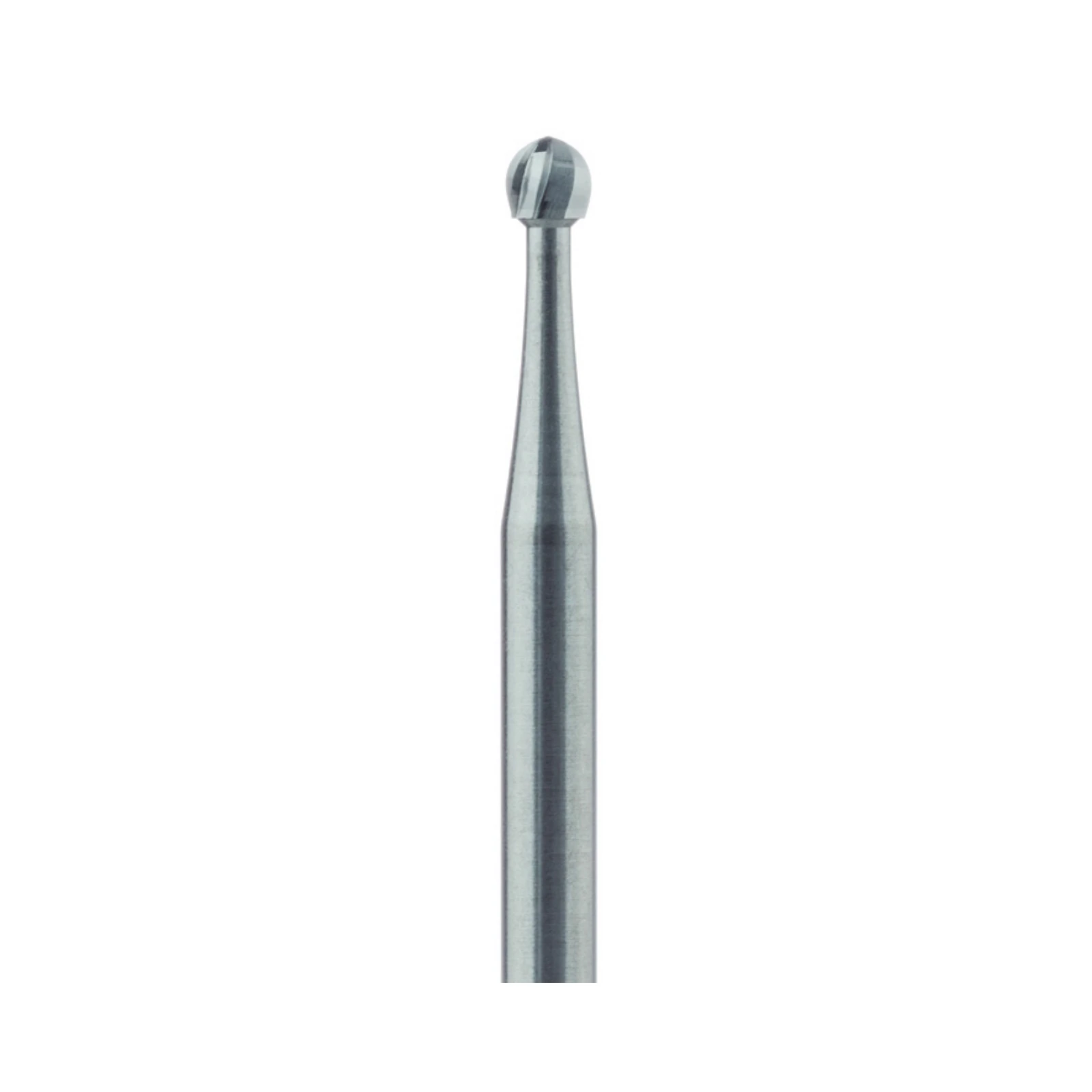 Meisinger Tungsten Carbide Bur HM 1 Round HP, #7, 2.1 mm, 5/Pkg, HM1-021-HP - Tungsten Carbide Burs – HM 1 Round HP, 5/Pkg - Size #7, 2.1 mm Diameter - Image 1